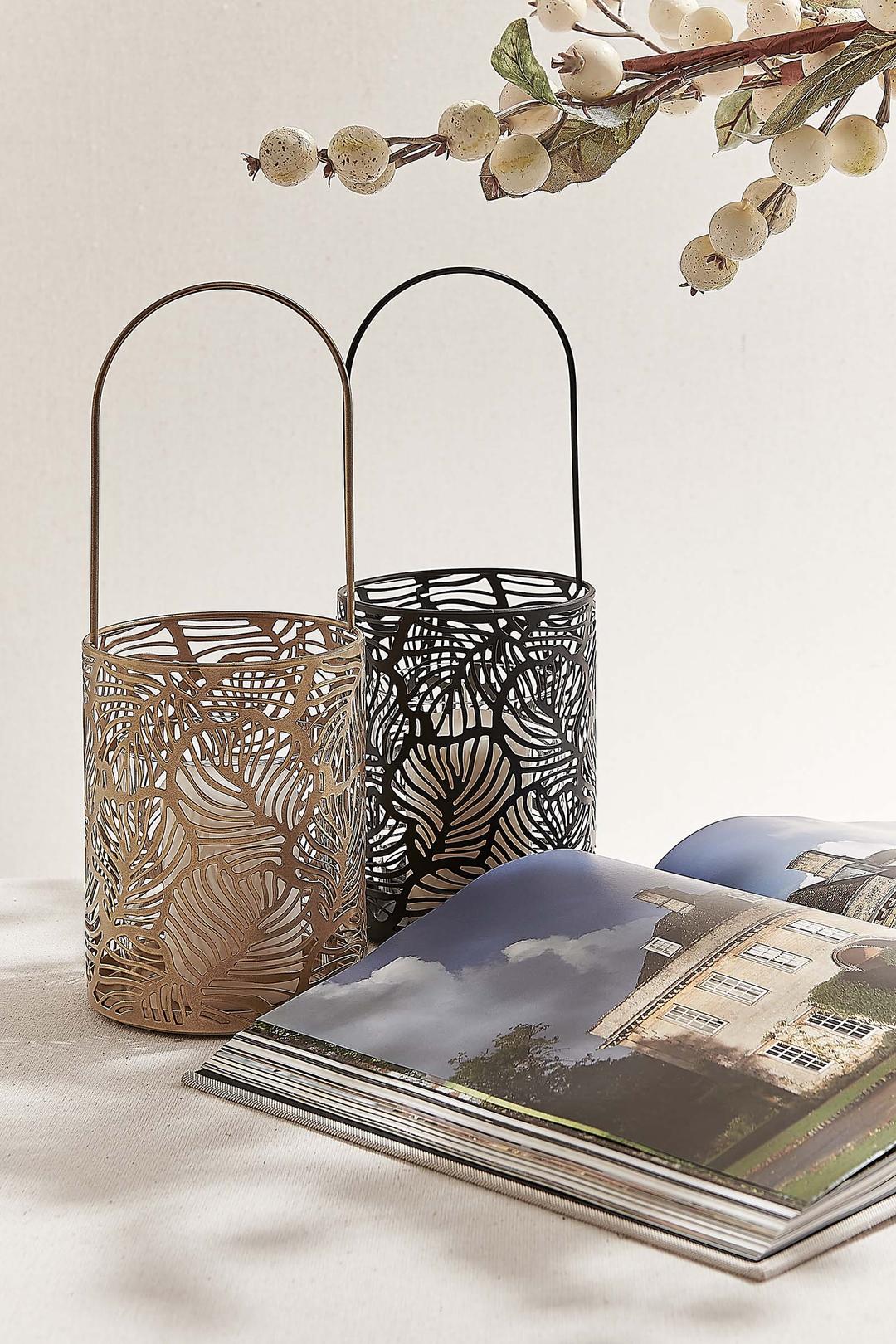 Belgrad Metal Fener 30x11 cm Gold