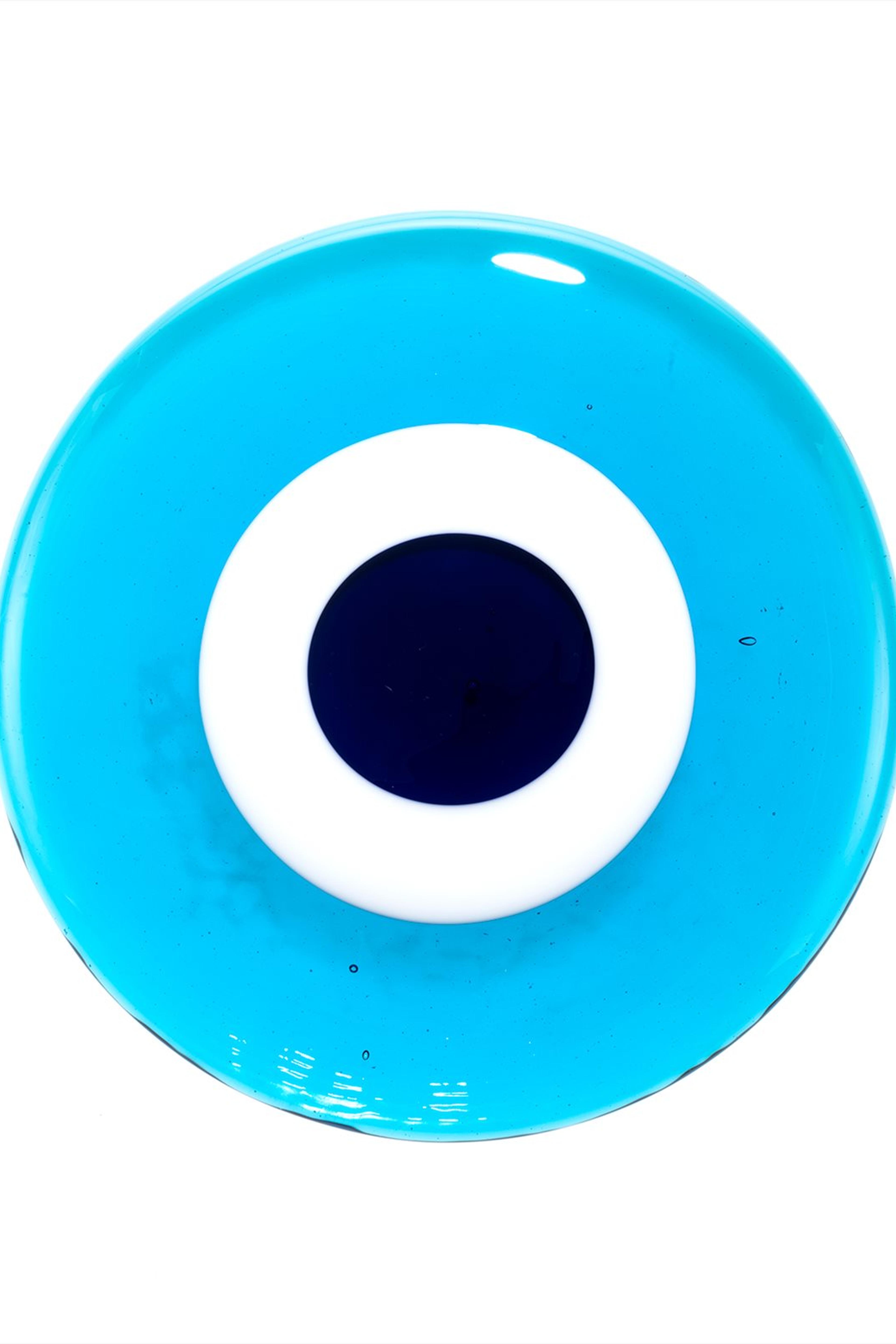 Turquoise Evil Eye Bead cap 19-21 cm