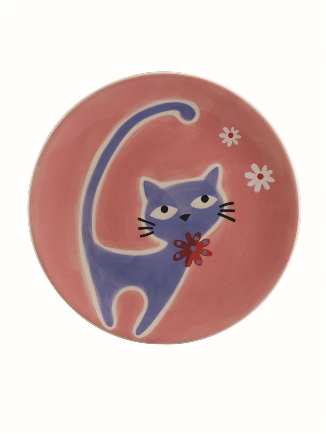 Playful Cat Seramik Yemek Tabağı