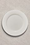 Blank 2 Porselen Yemek Tabak Beyaz