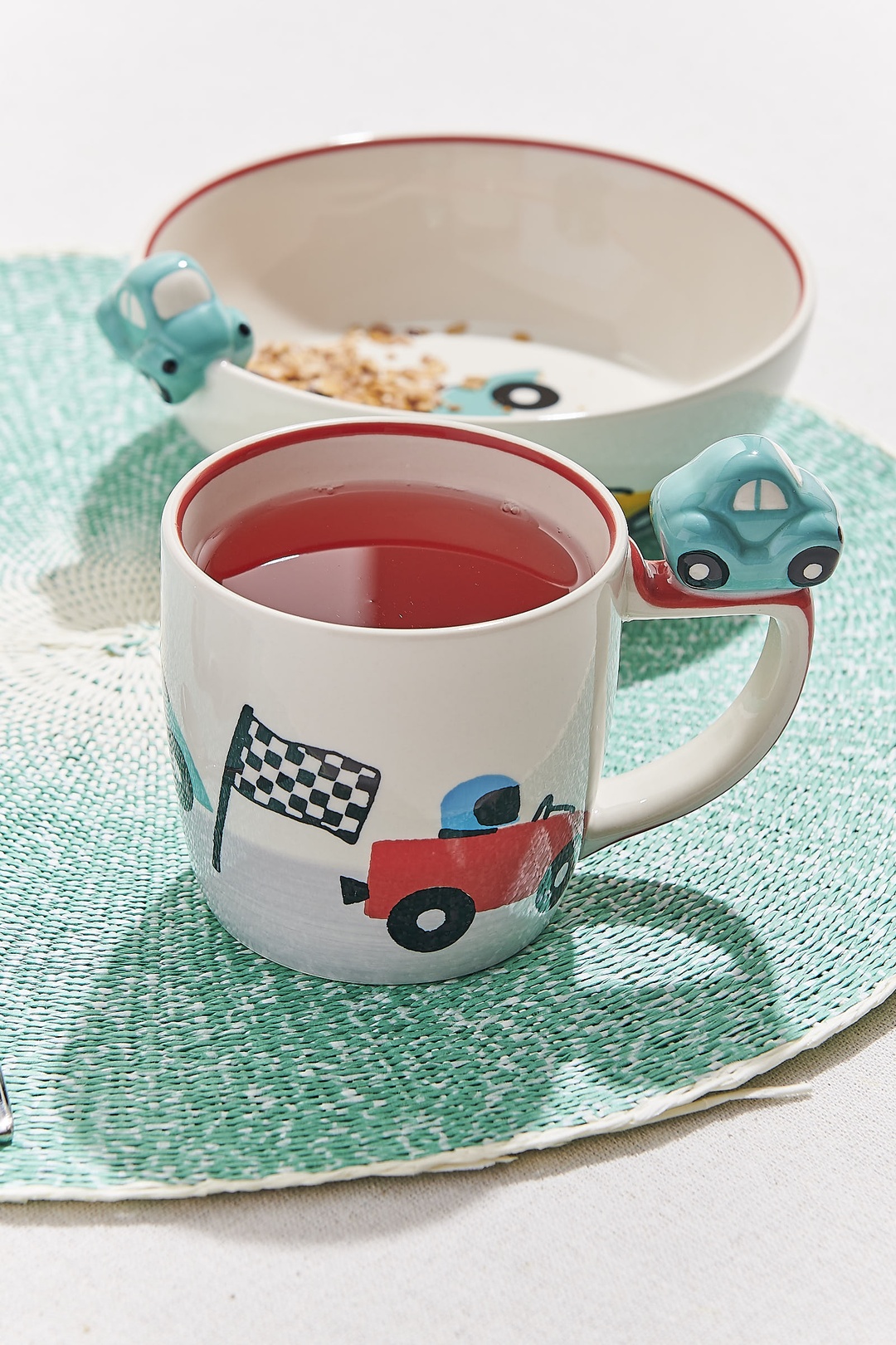 Racing Car Seramik Kupa
