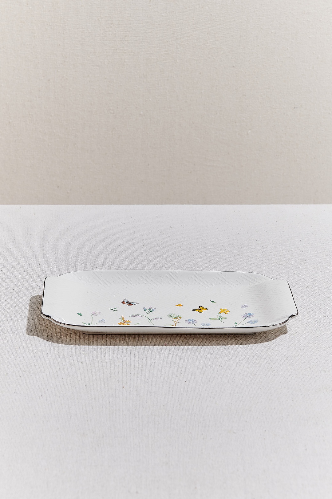Petite Fleur Porselen Dikdörtgen Servis Tabağı 25 cm
