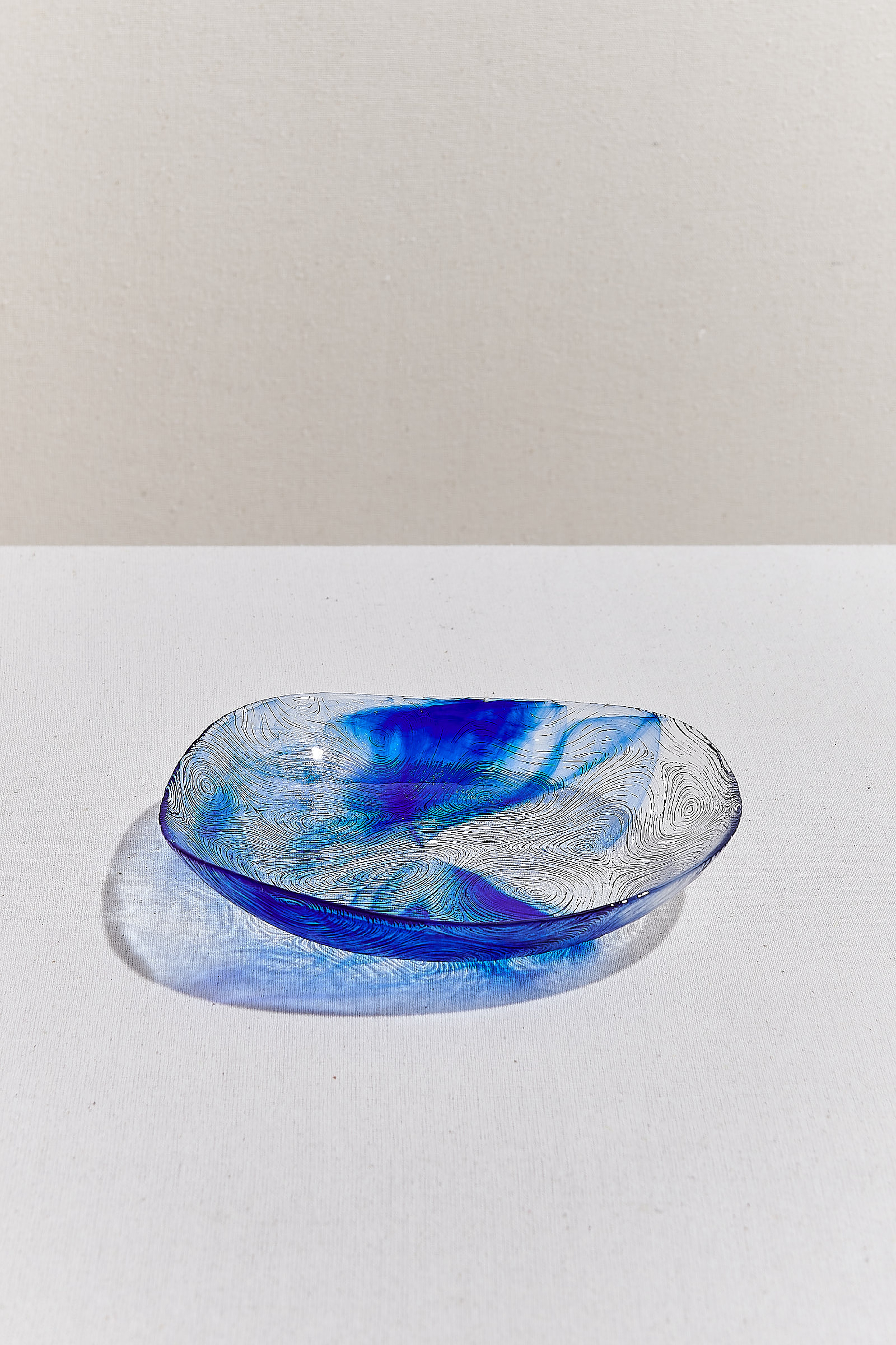 Blue Linden Batik Pit Plate 19 Cm