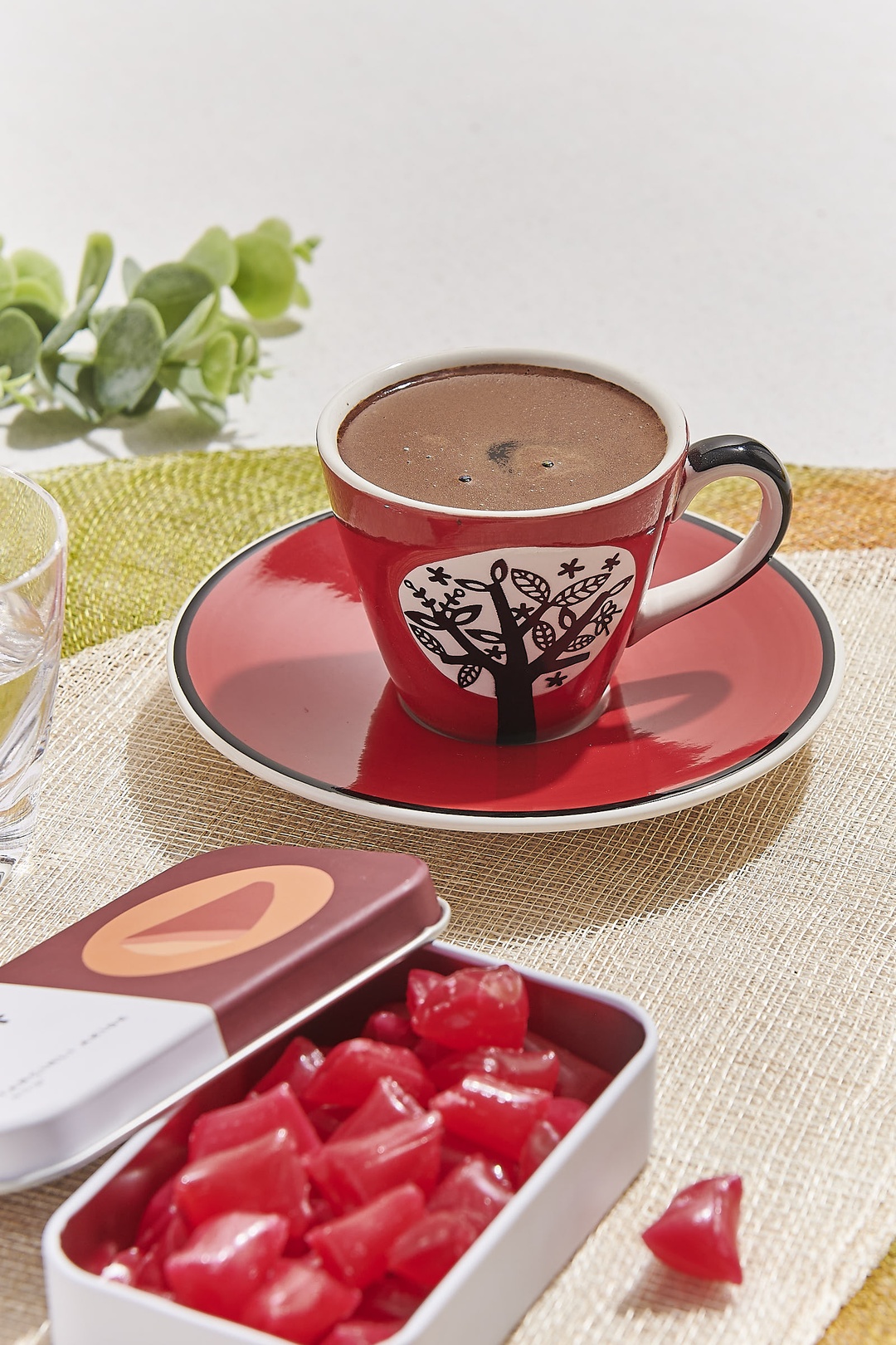 Masterart Seramik Espresso Fincanı Kırmızı