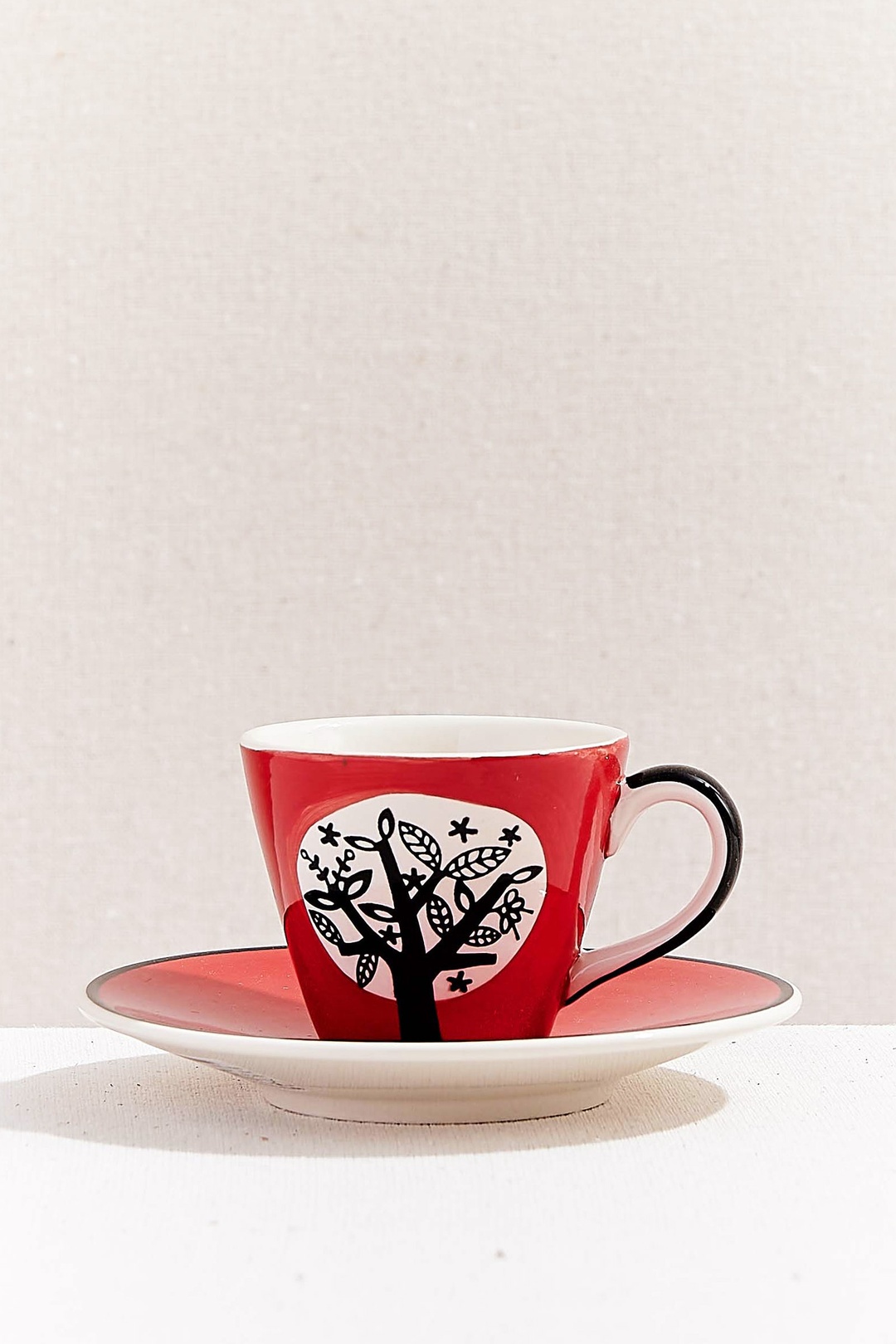 Masterart Seramik Espresso Fincanı Kırmızı