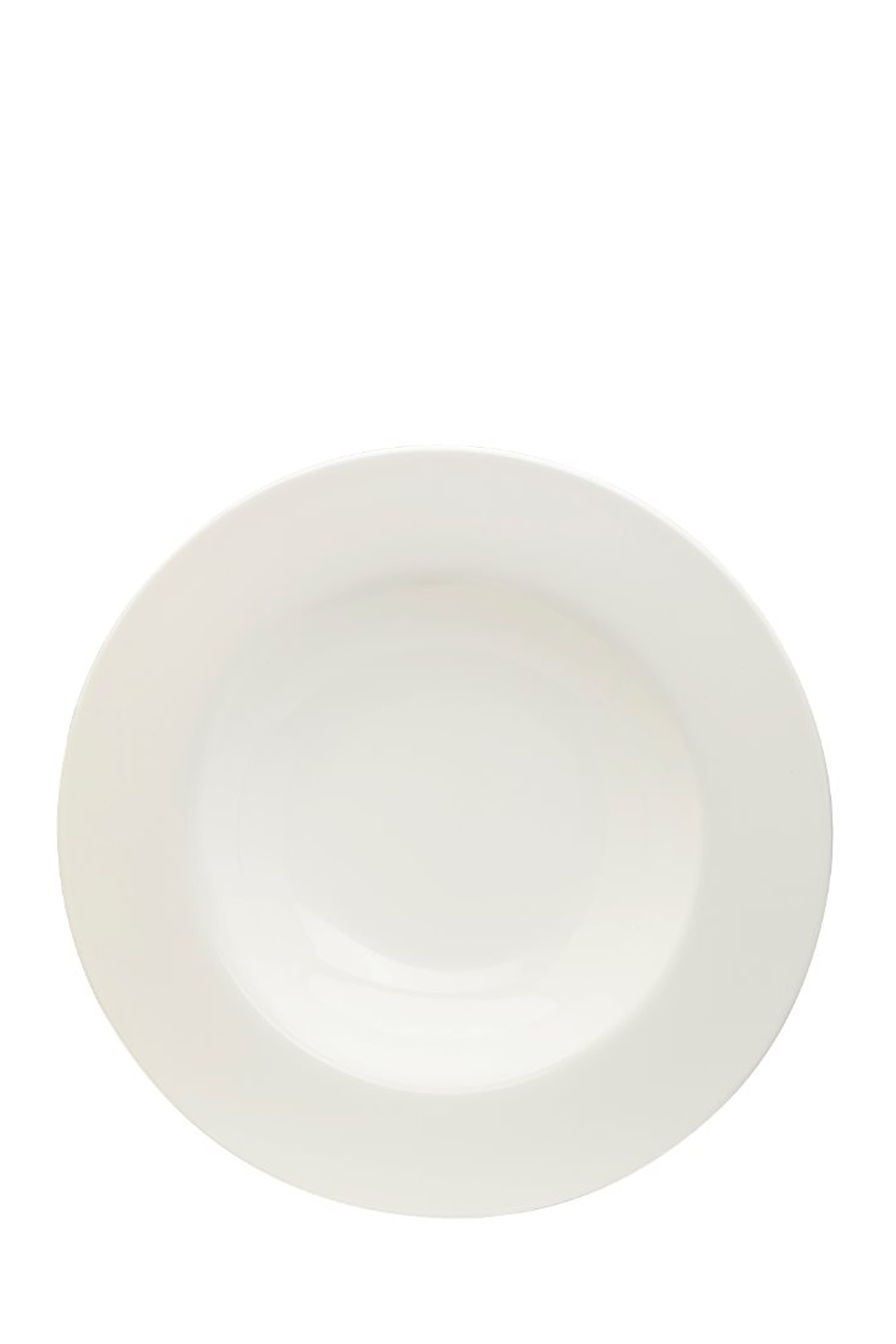 Basic Porselen Spagetti Tabak Beyaz