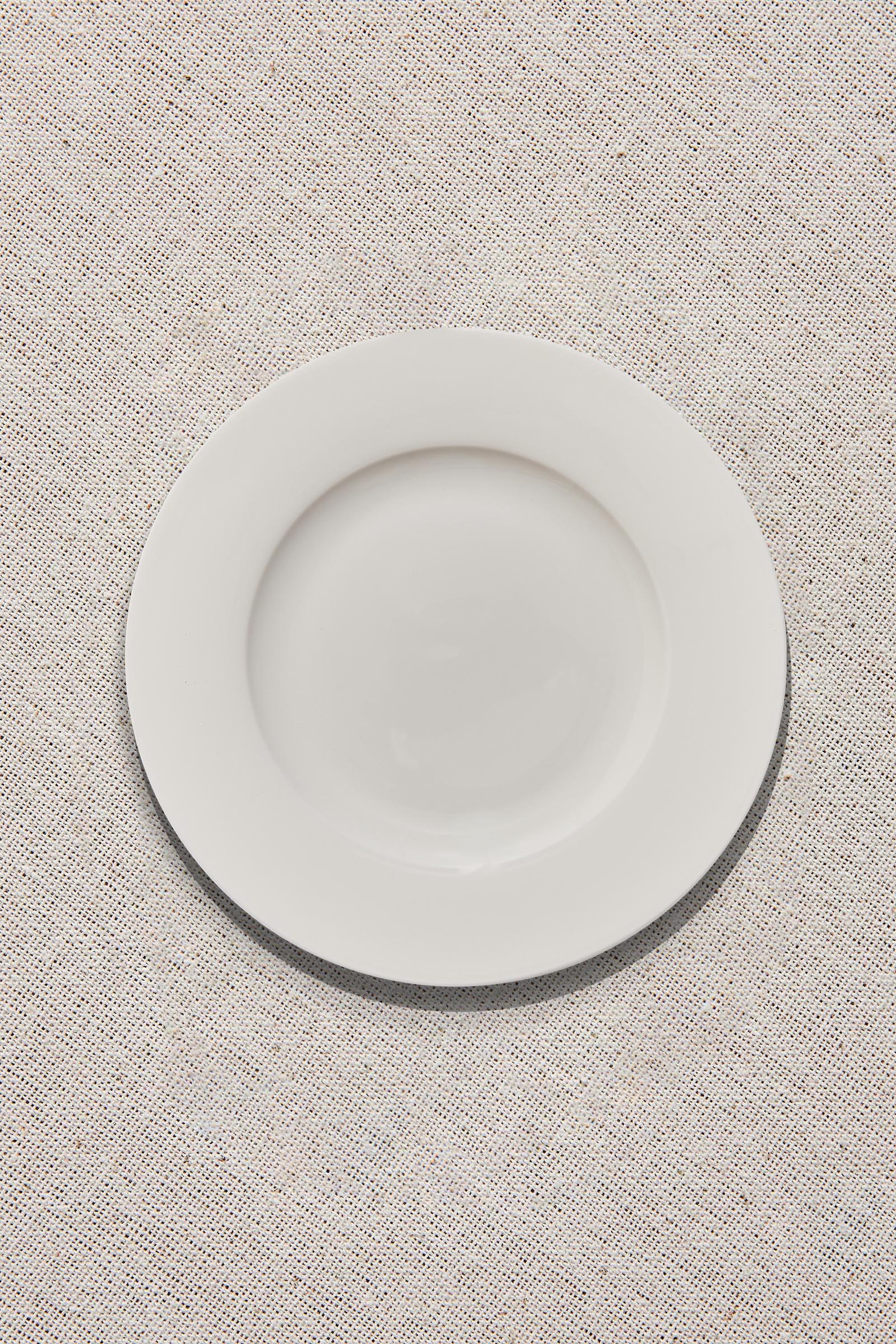 Blank 2 Porselen Pasta Tabağı Beyaz