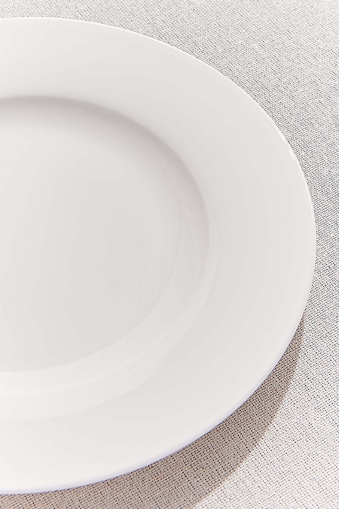 Blank 2 Porselen Pasta Tabağı Beyaz