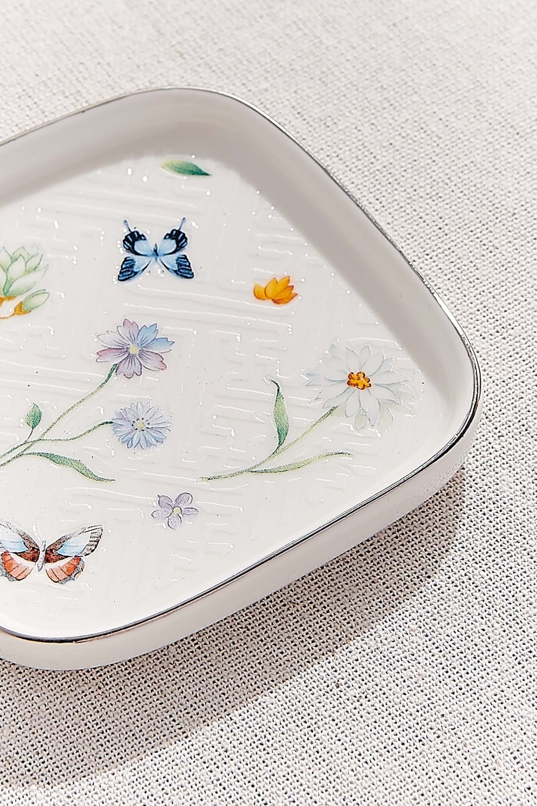 Petite Fleur Porselen Mini Servis Tabağı 4'lü