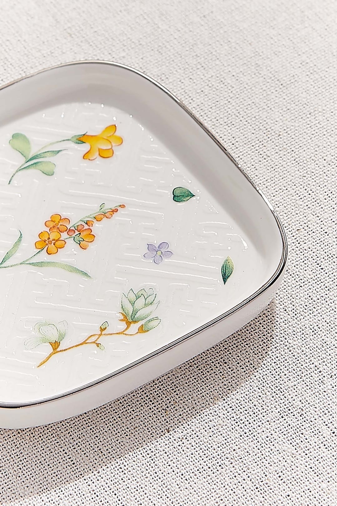 Petite Fleur Porselen Mini Servis Tabağı 4'lü