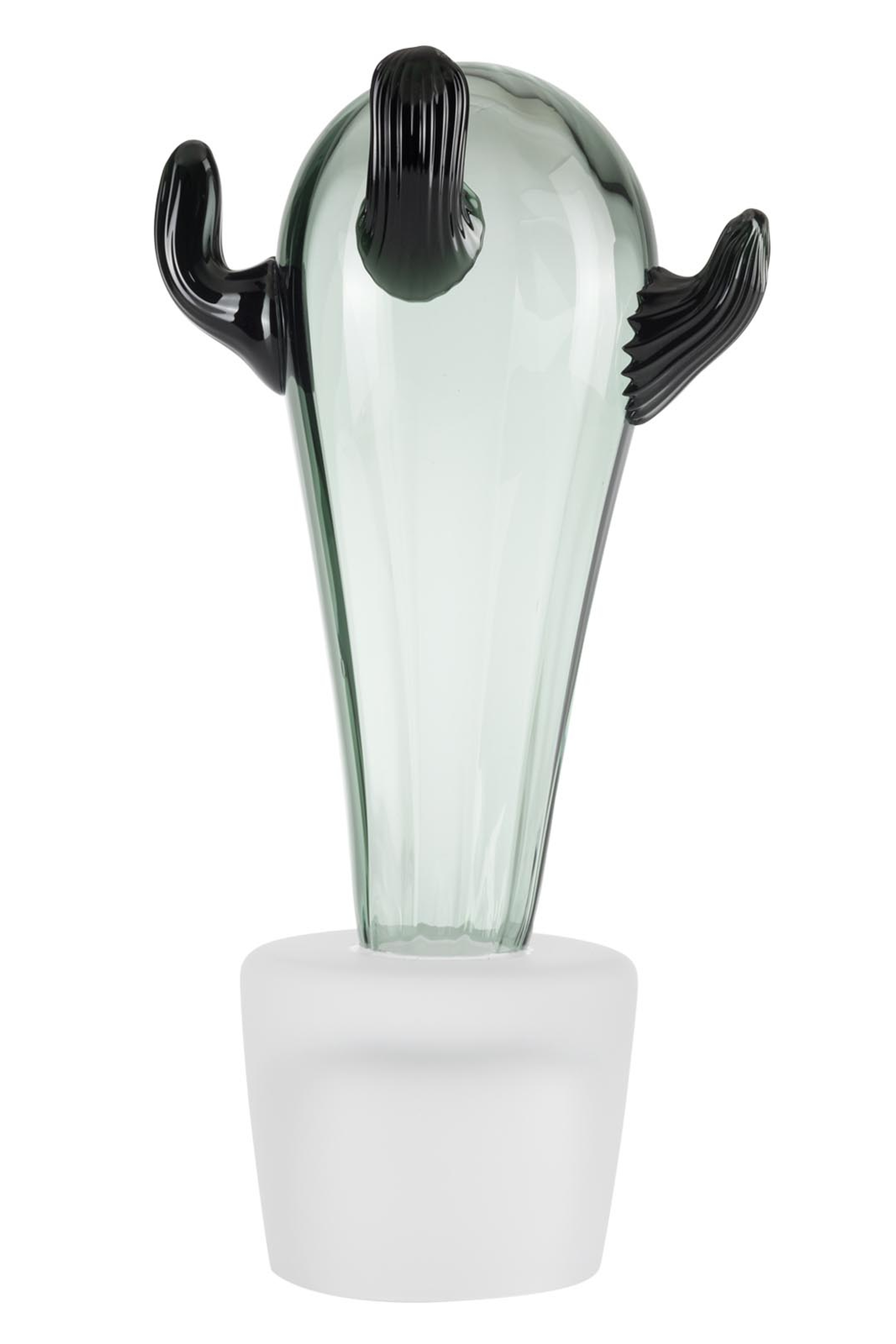 Kaktüs Obje 24 cm Füme Yeşil