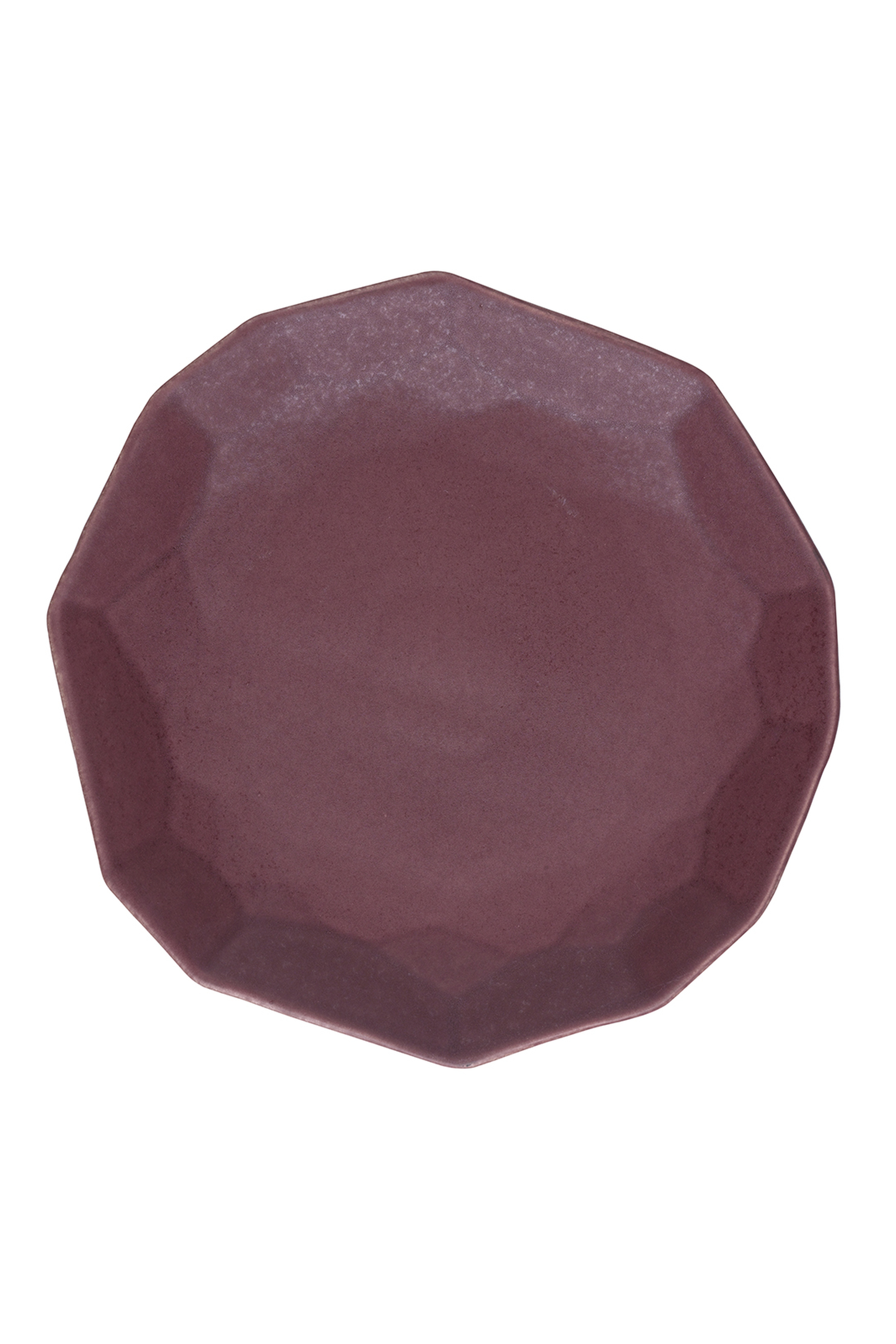 Purple Origami Ceramic Dinner Plate