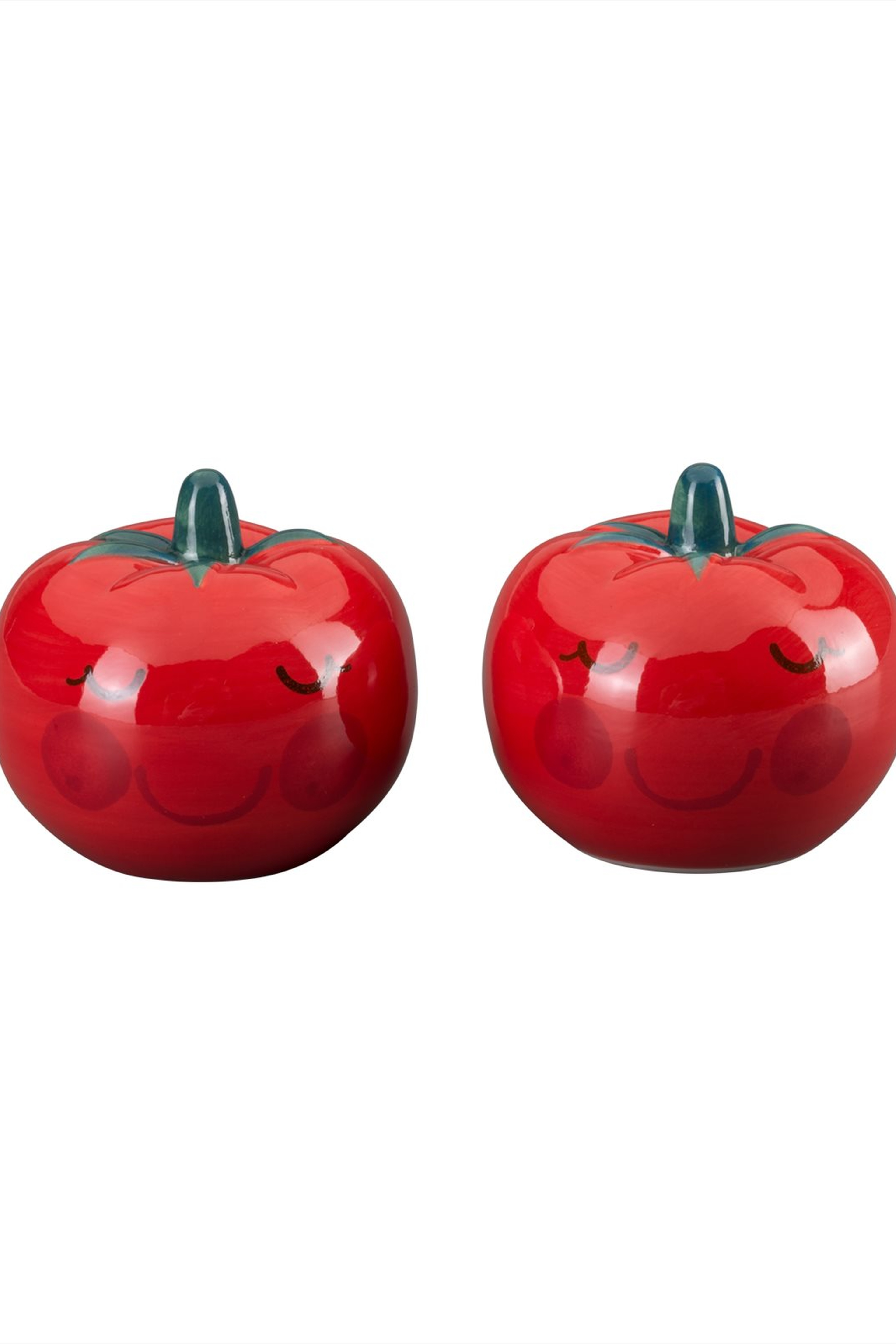 Tomato Ceramic Salt and Pepper Shaker Set