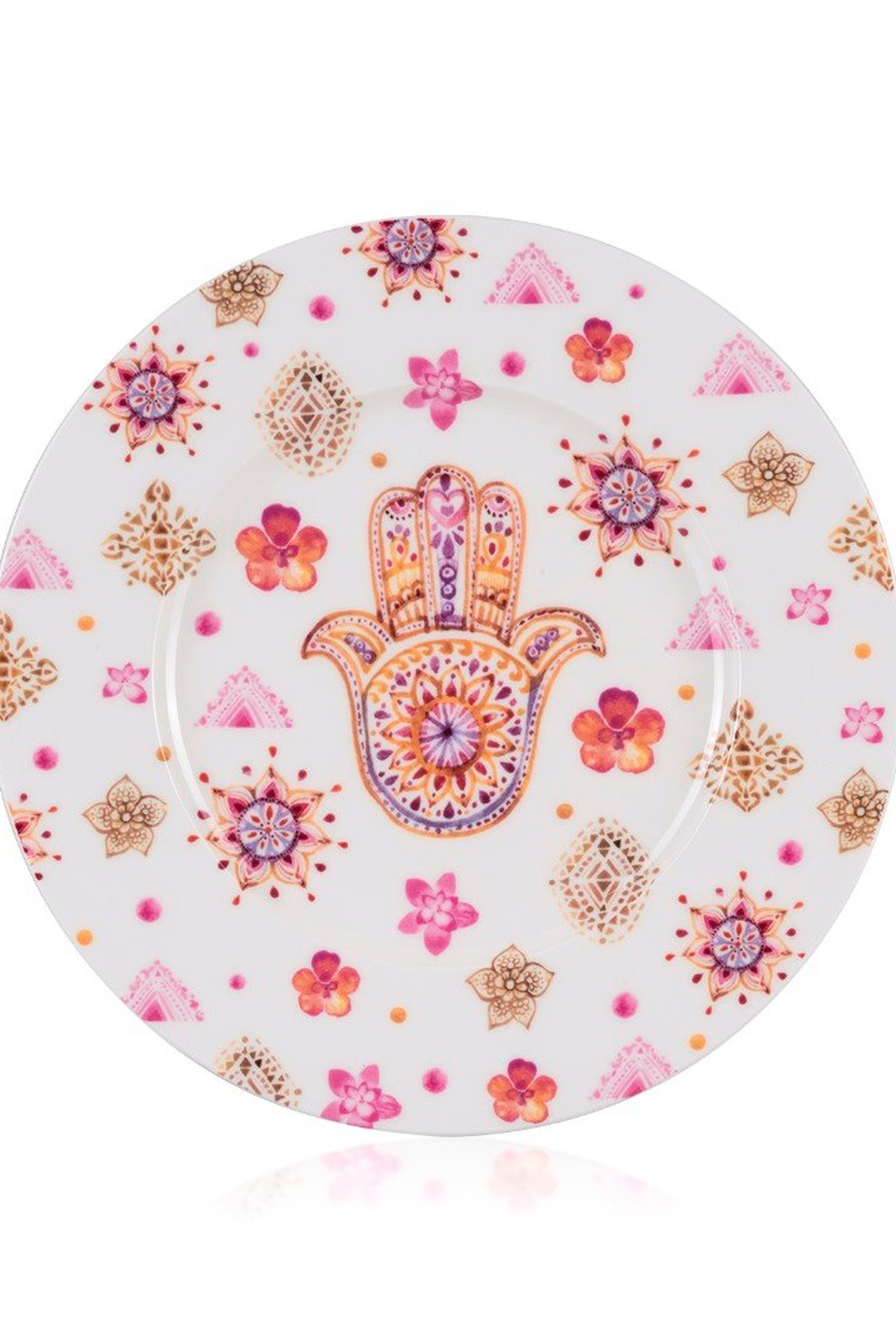 Hamsa Bonechina Cake Plate