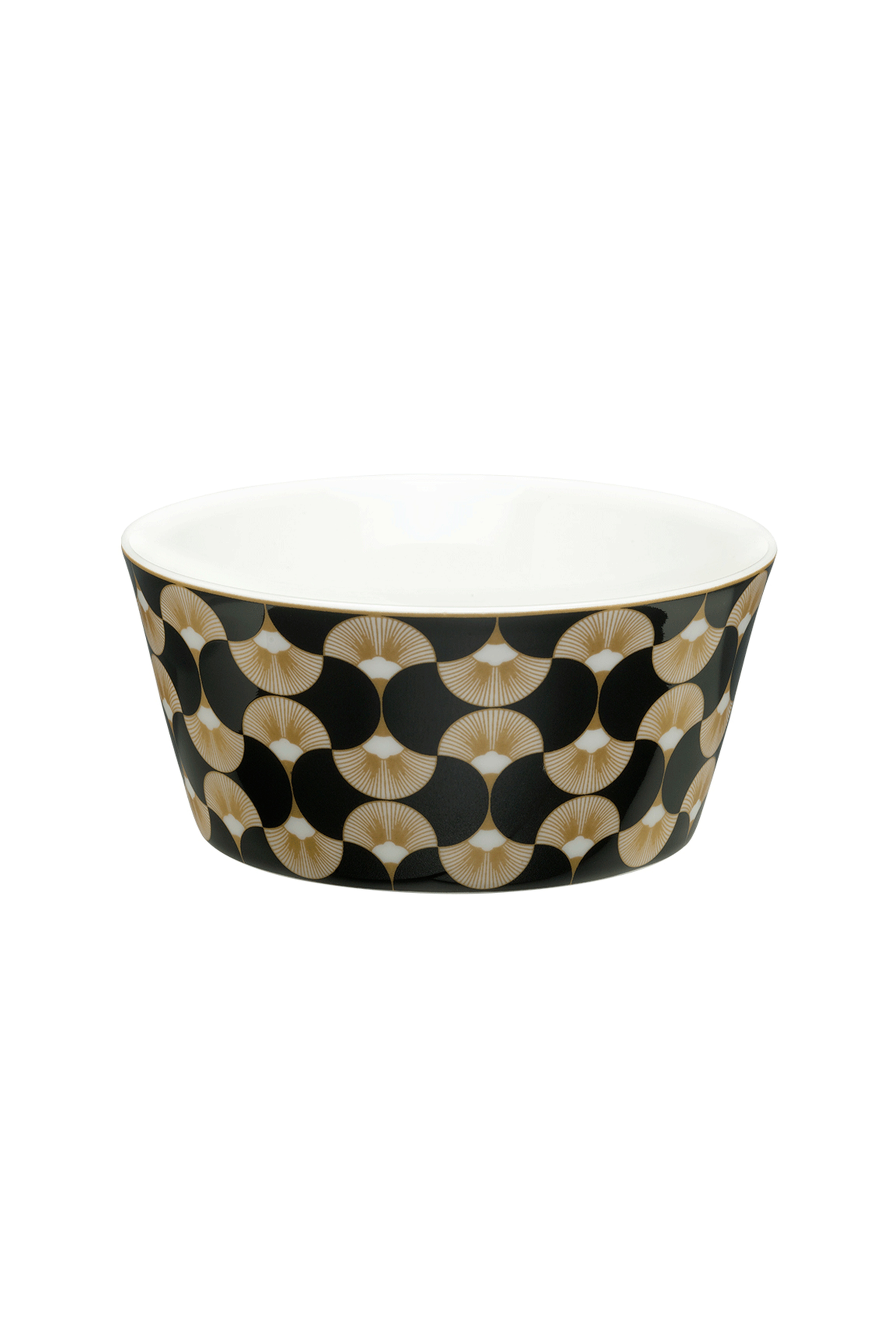 Cream Coffee Sensu Porcelain Salad Bowl