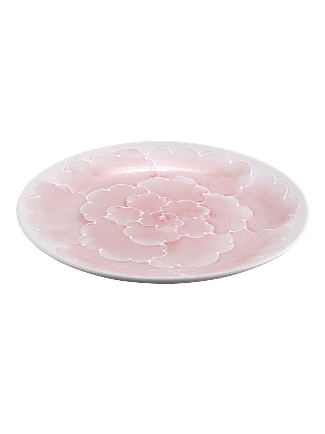Pembe Rose Seramik Servis Tabağı