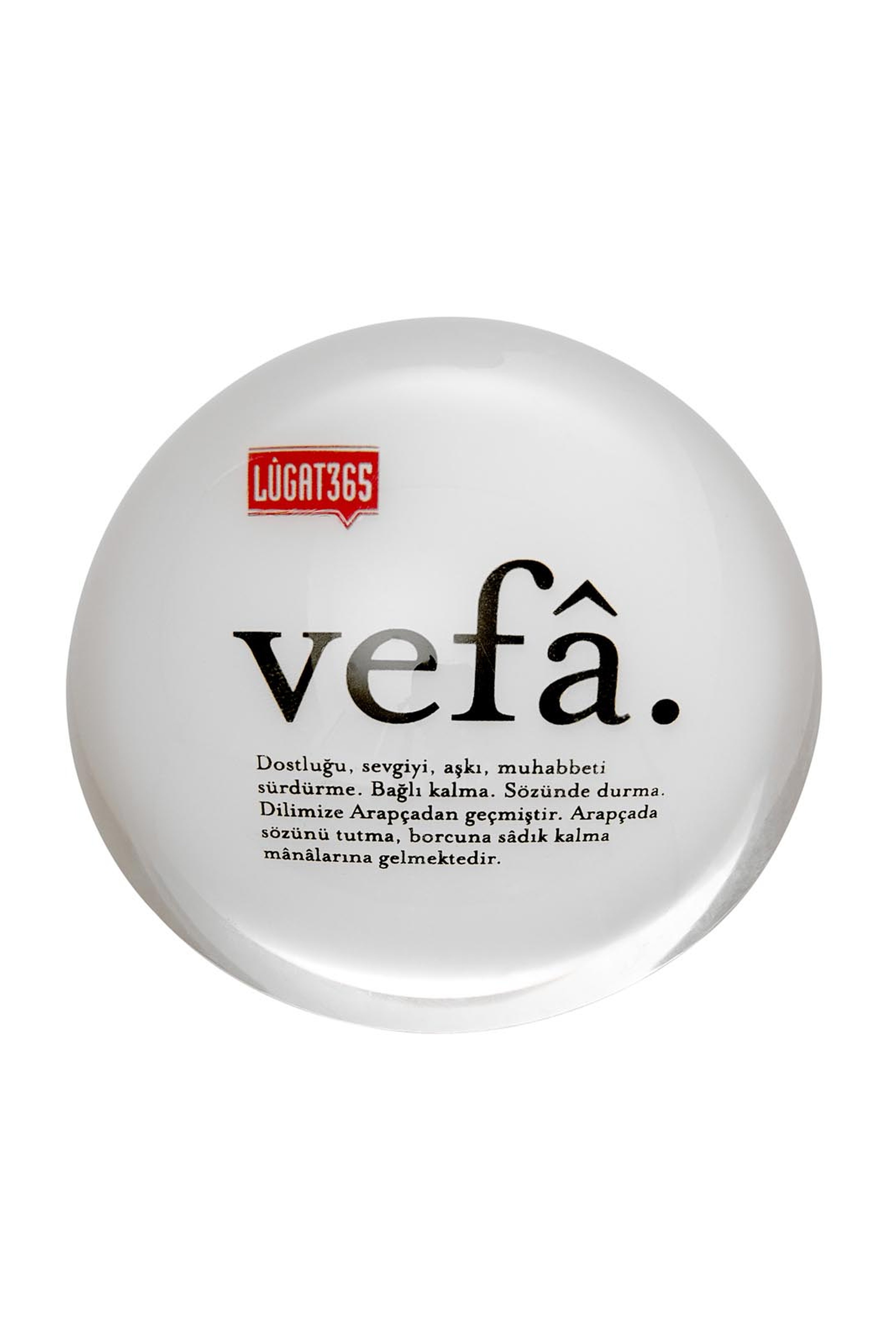 Lügat 365 Vefa Kağıt Ağırlığı
