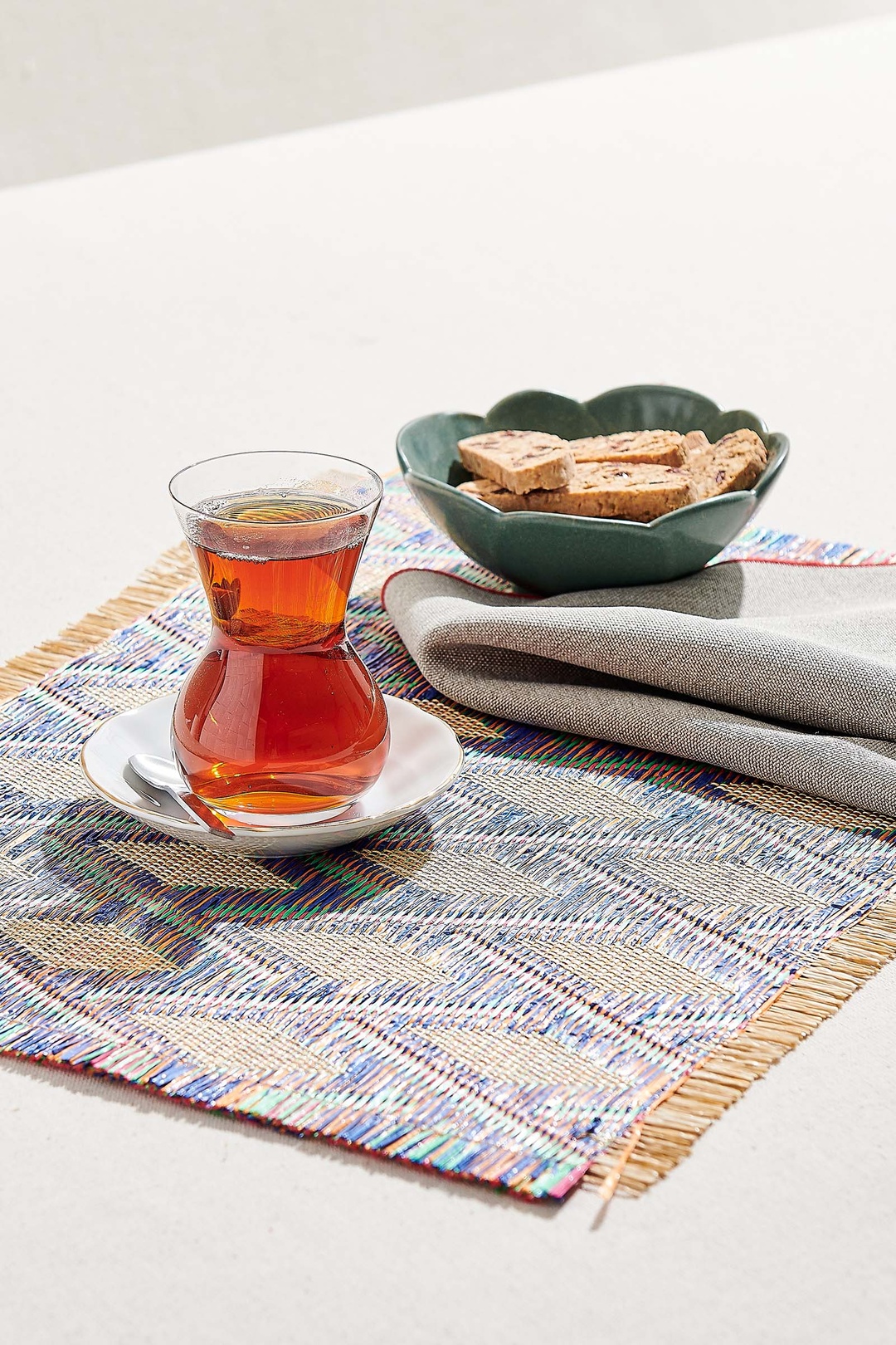 Altın Bant Porselen Çay Tabağı