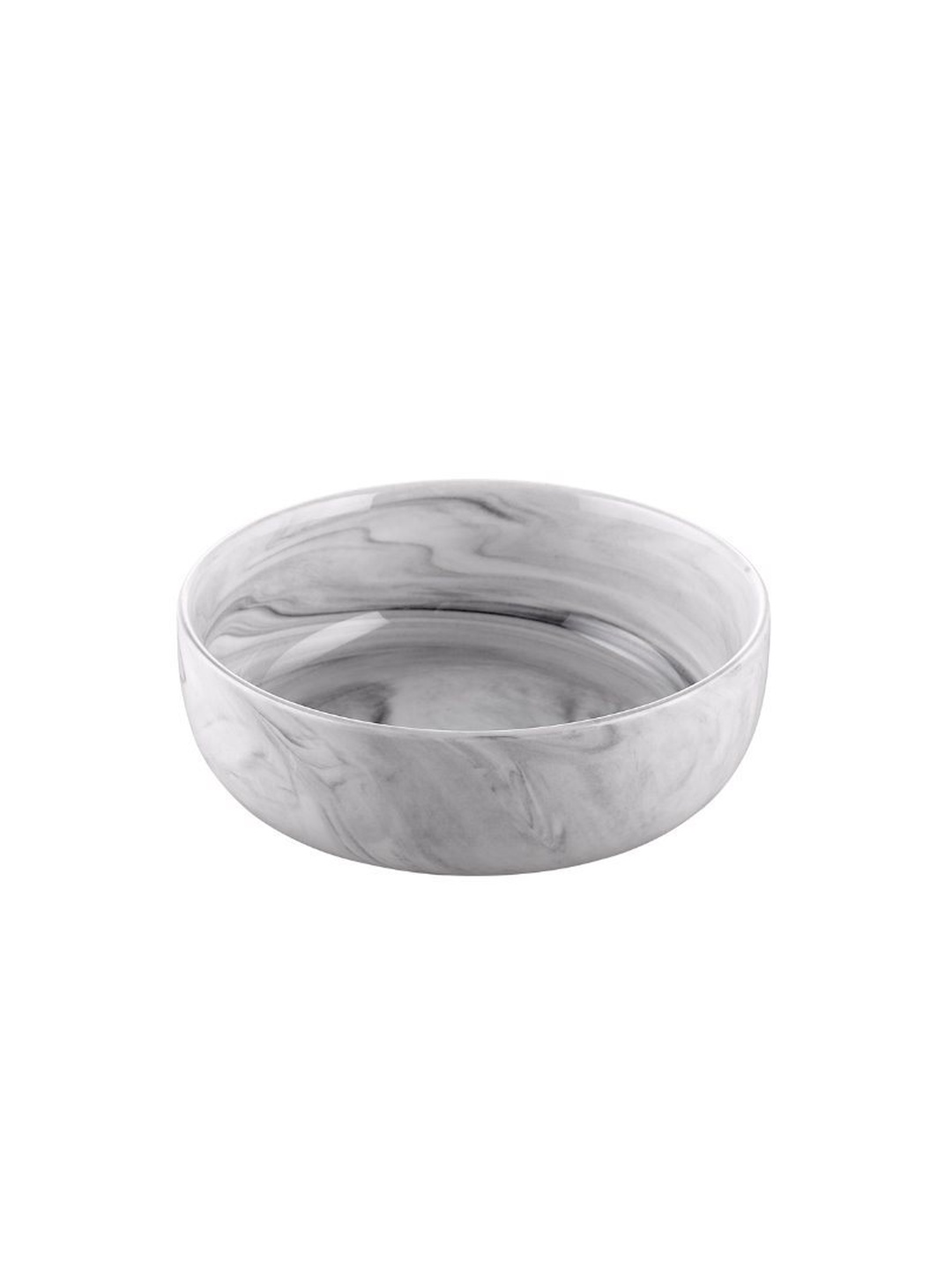 Marble Porselen Salata Kase Gri