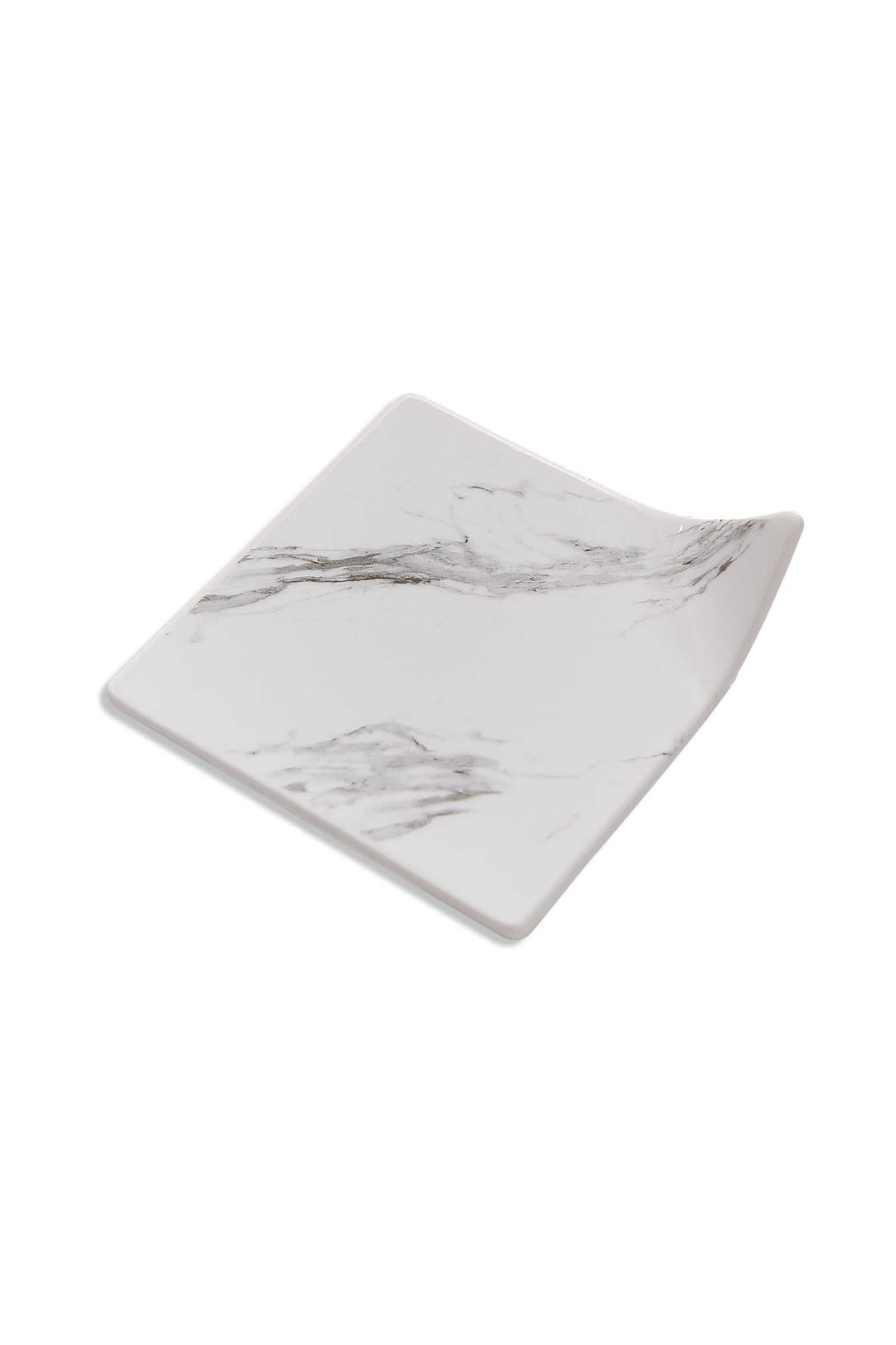 Marble Porselen Mini Servis Tabağı 10 cm