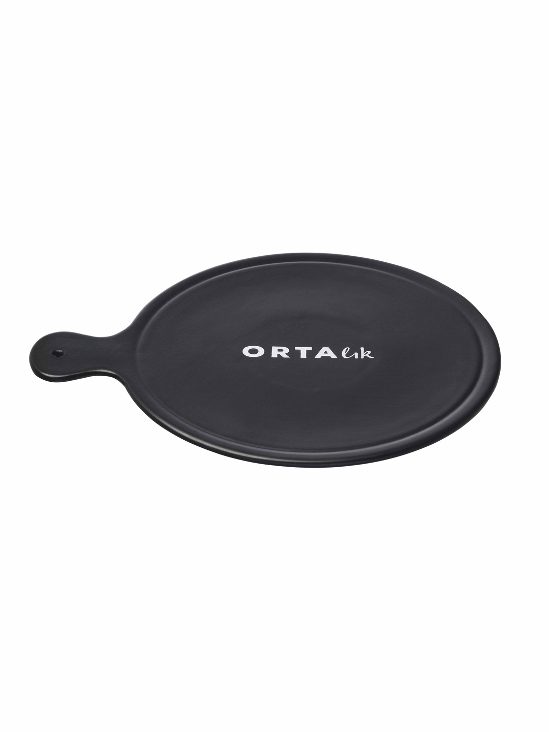 Ortalık Seramik Yuvarlak Servis Tabağı M Siyah