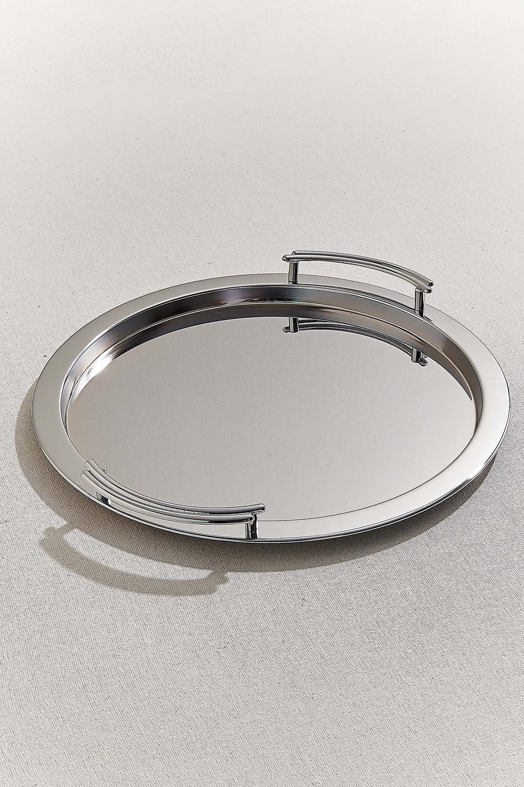 Misafır Metal Yuvarlak Tepsi