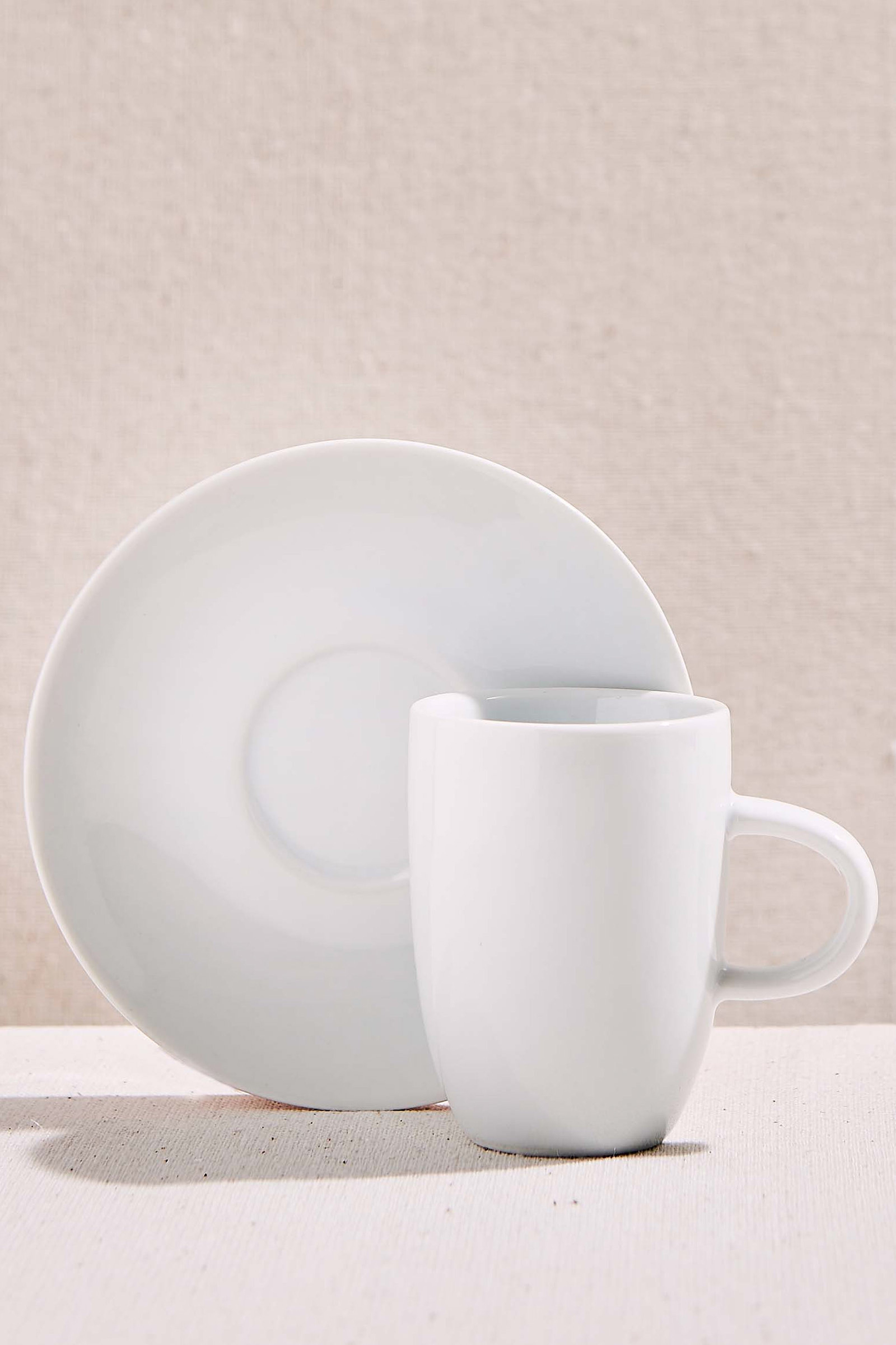 Basic Porselen Espresso Fincanı Beyaz