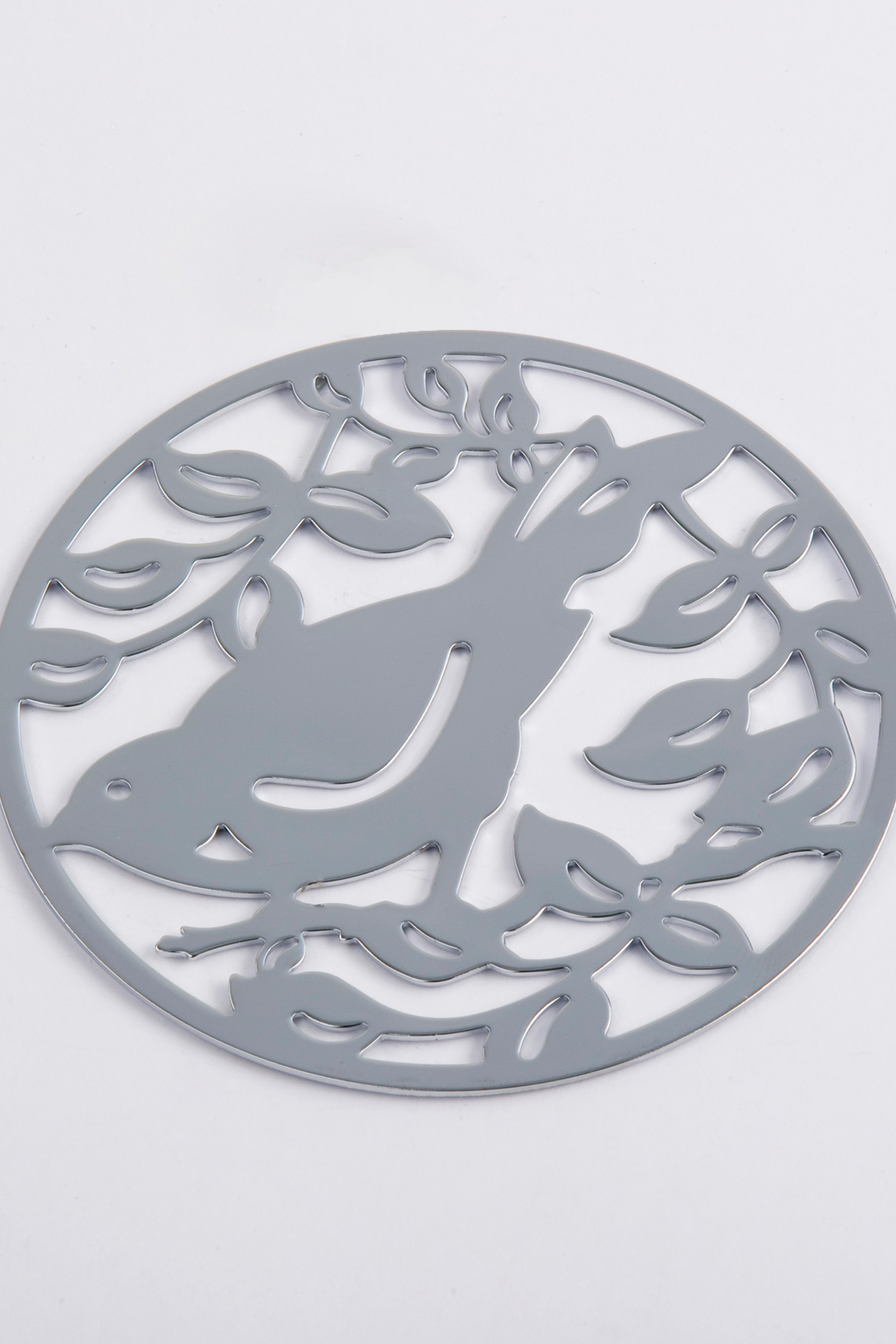 Bird Metal Coaster Set