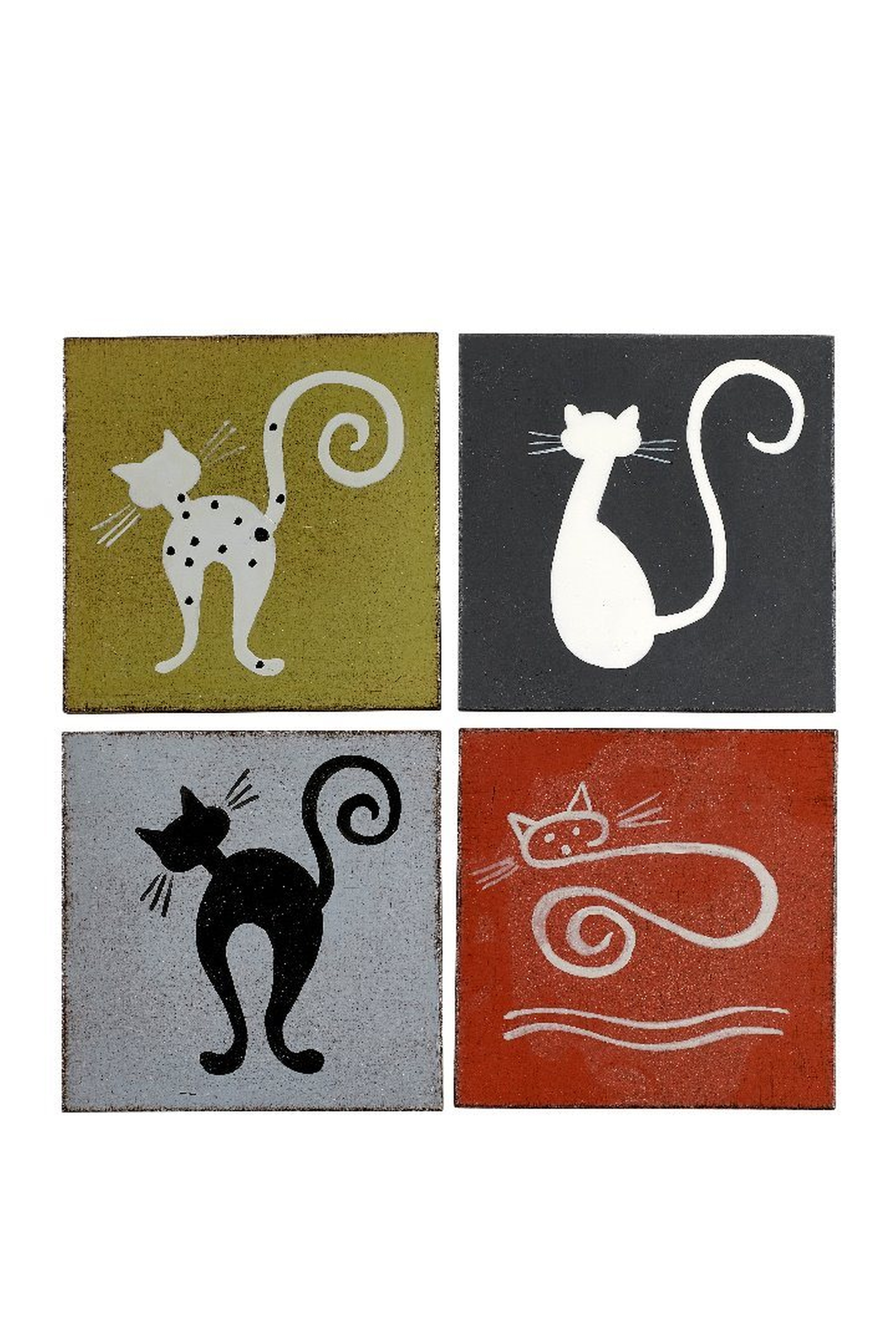 Cat Coasters Set of 4