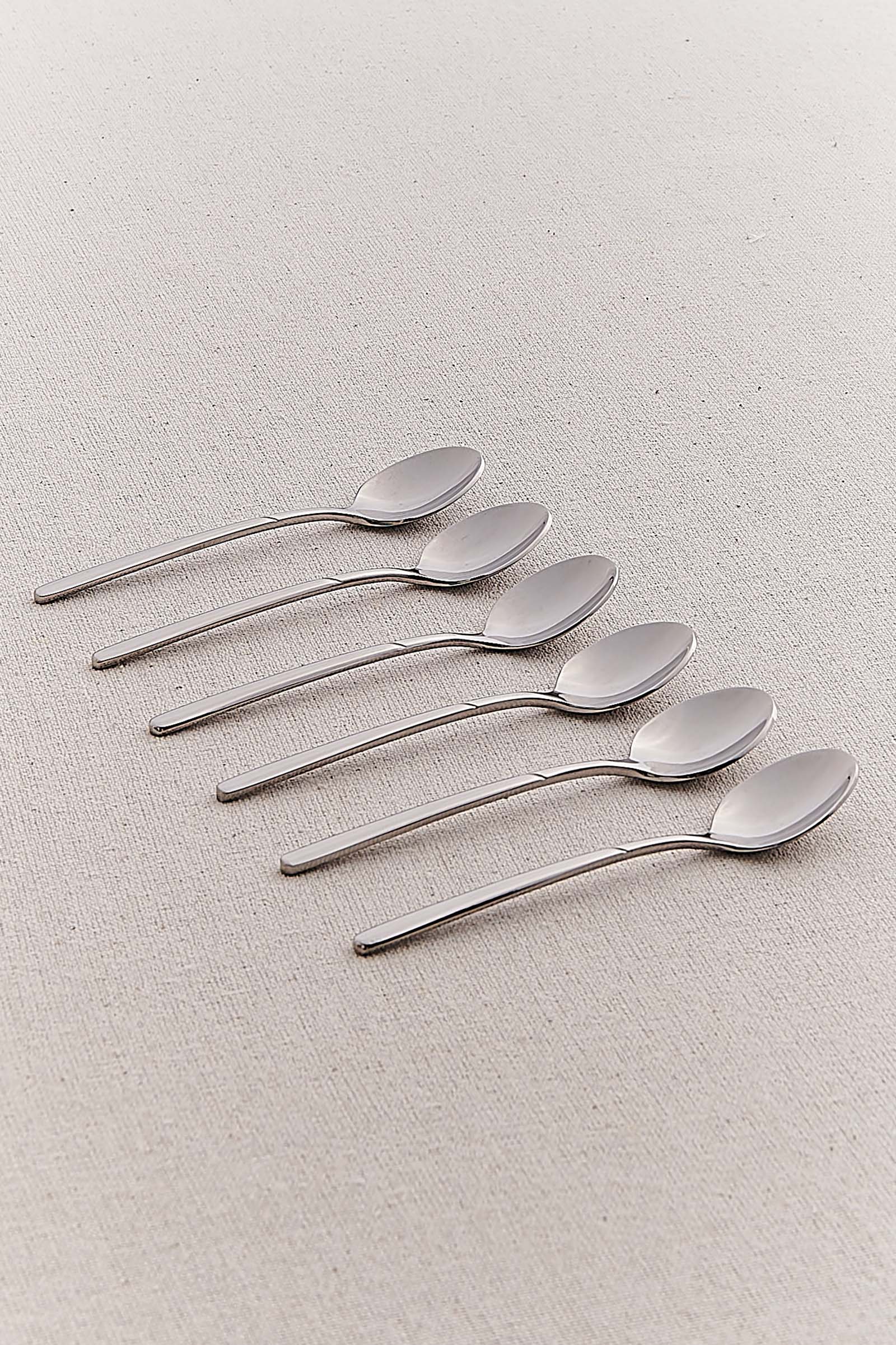 Chrome Copenhagen 6-Piece Tea Spoon Price - Paşabahçe