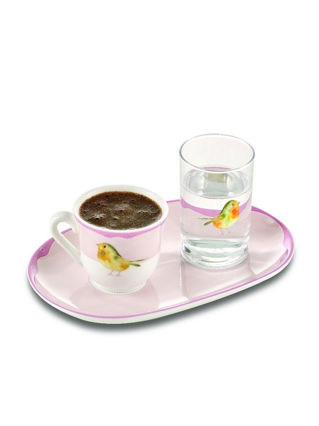 Serçe Porselen Fincan Ve Bardağı