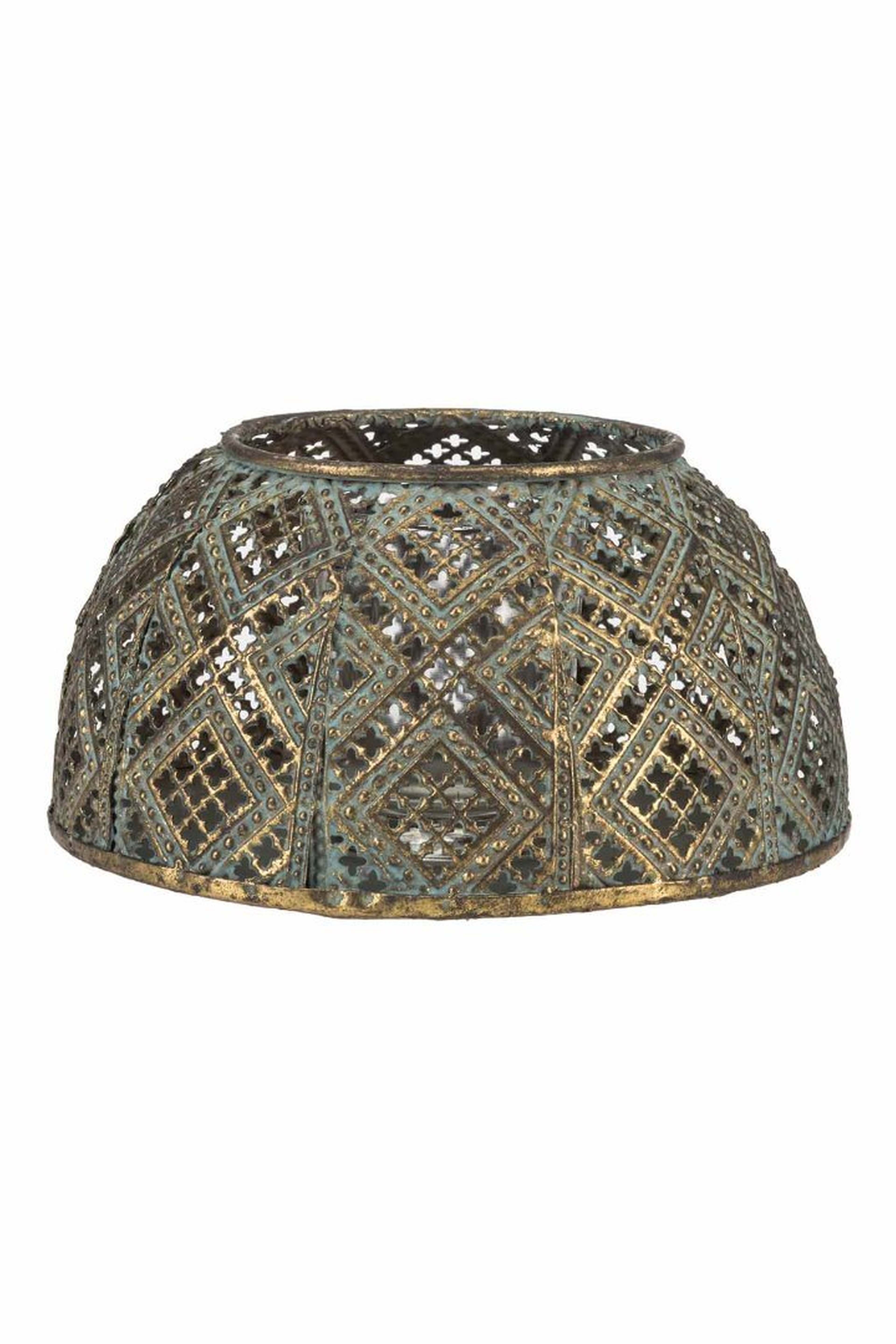 Tile Metal Tealight Candle Holder L