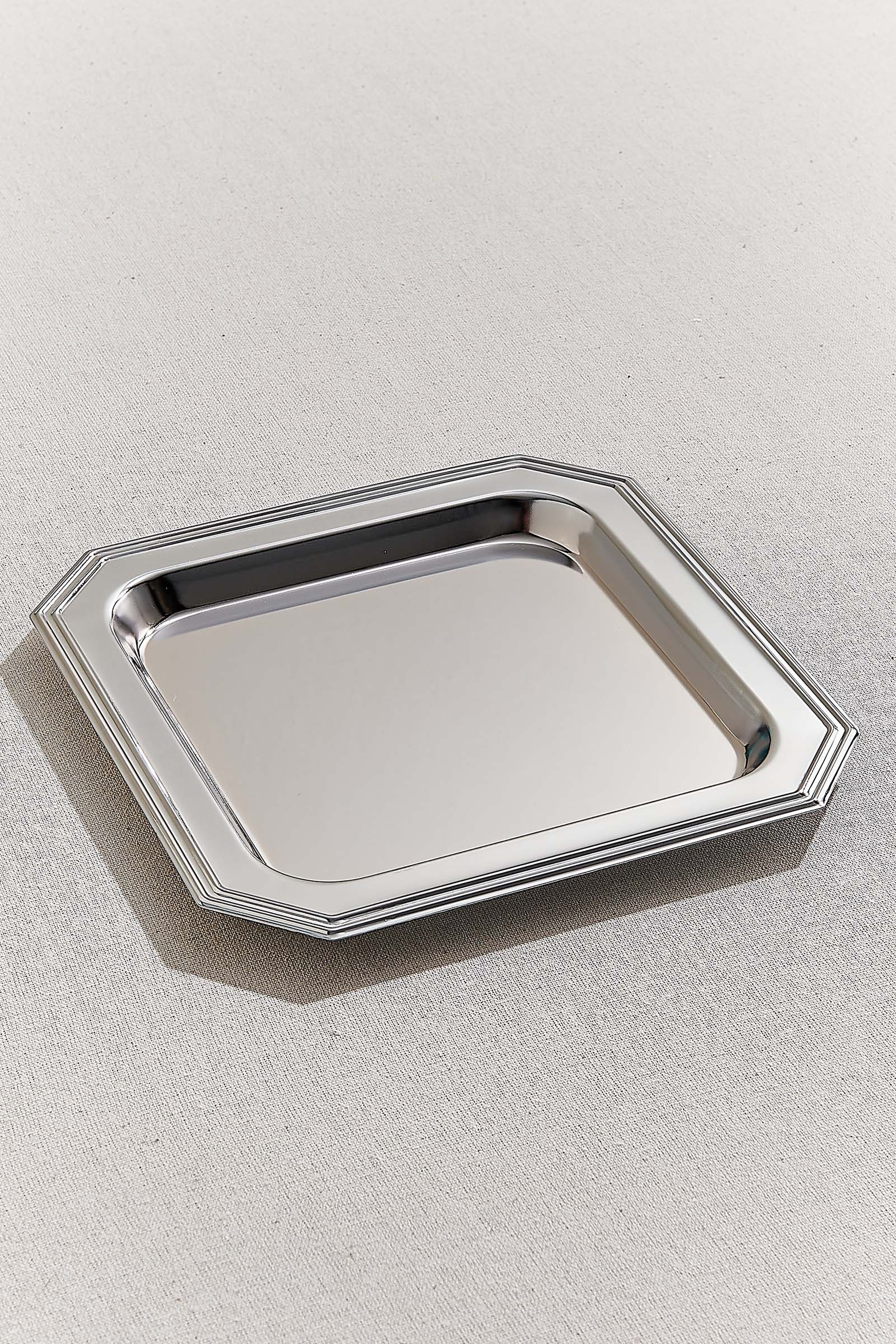 Octagon Metal Tepsi Kare
