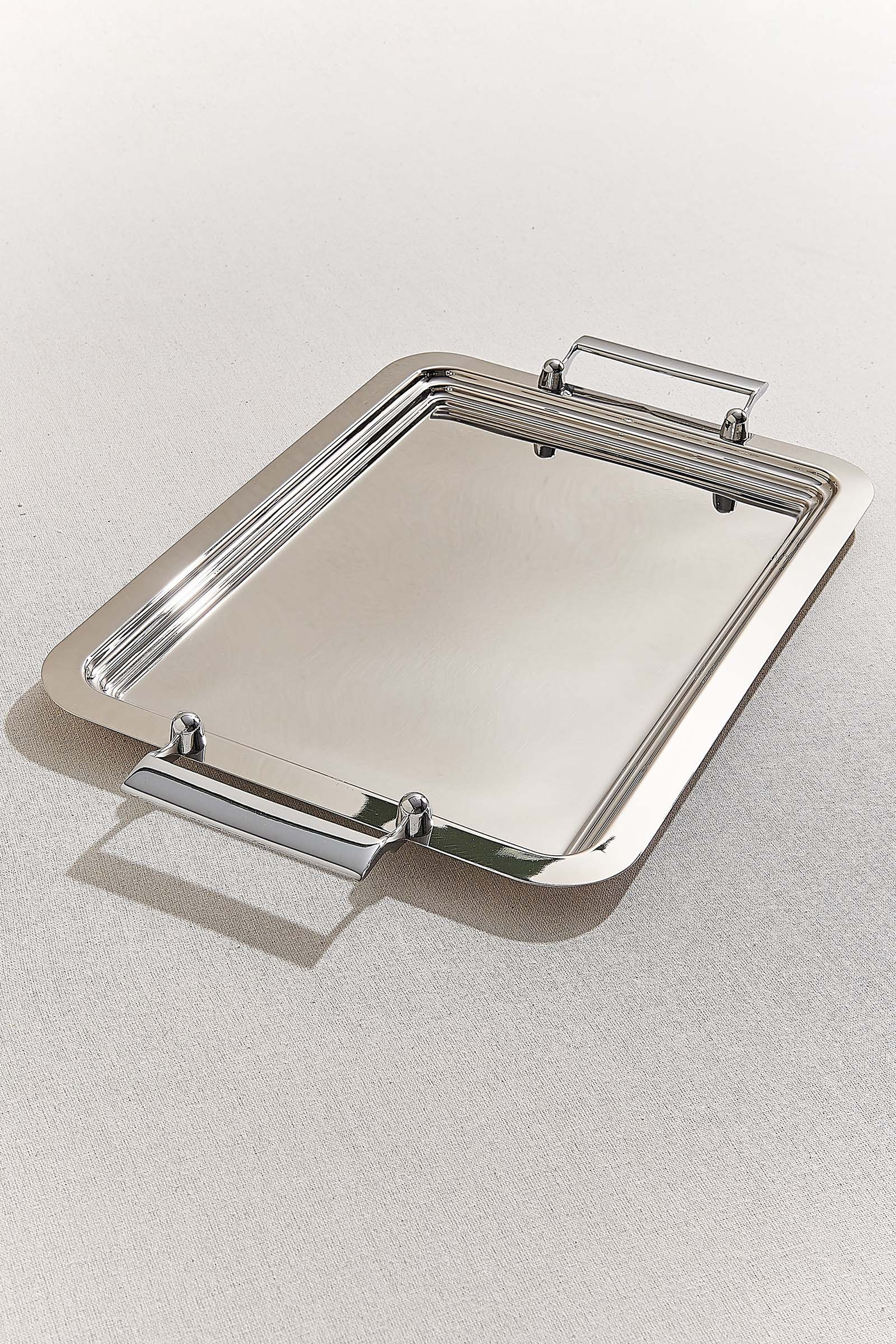 Guest Metal Rectangular Tray