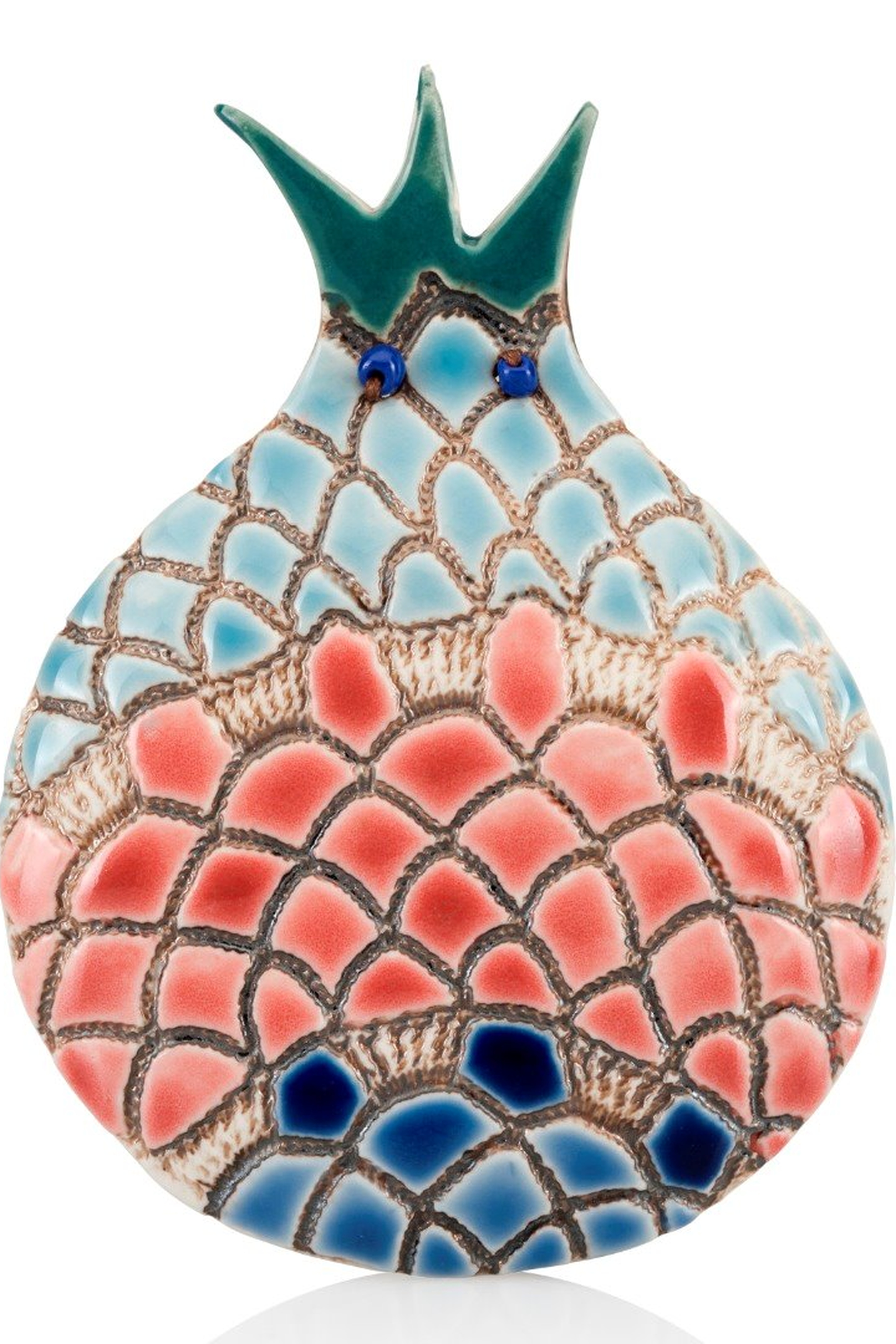 Porcelain Wall Ornament Pomegranate Krz
