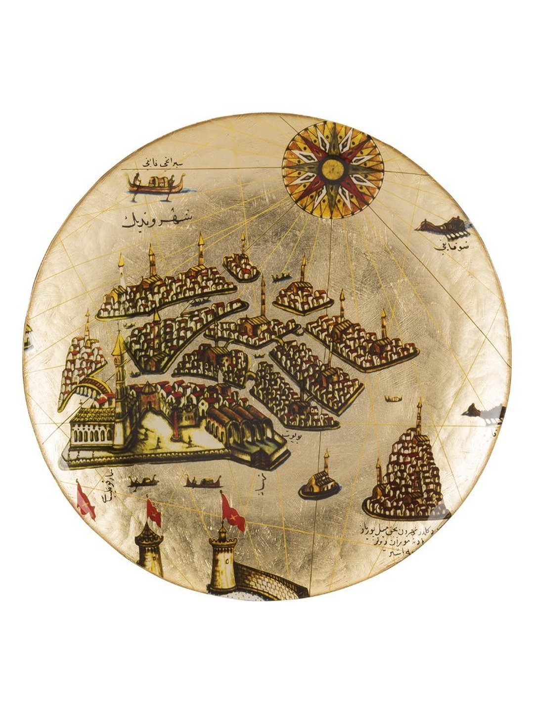 Piri Reis Dekoratif Tabak 32 Cm