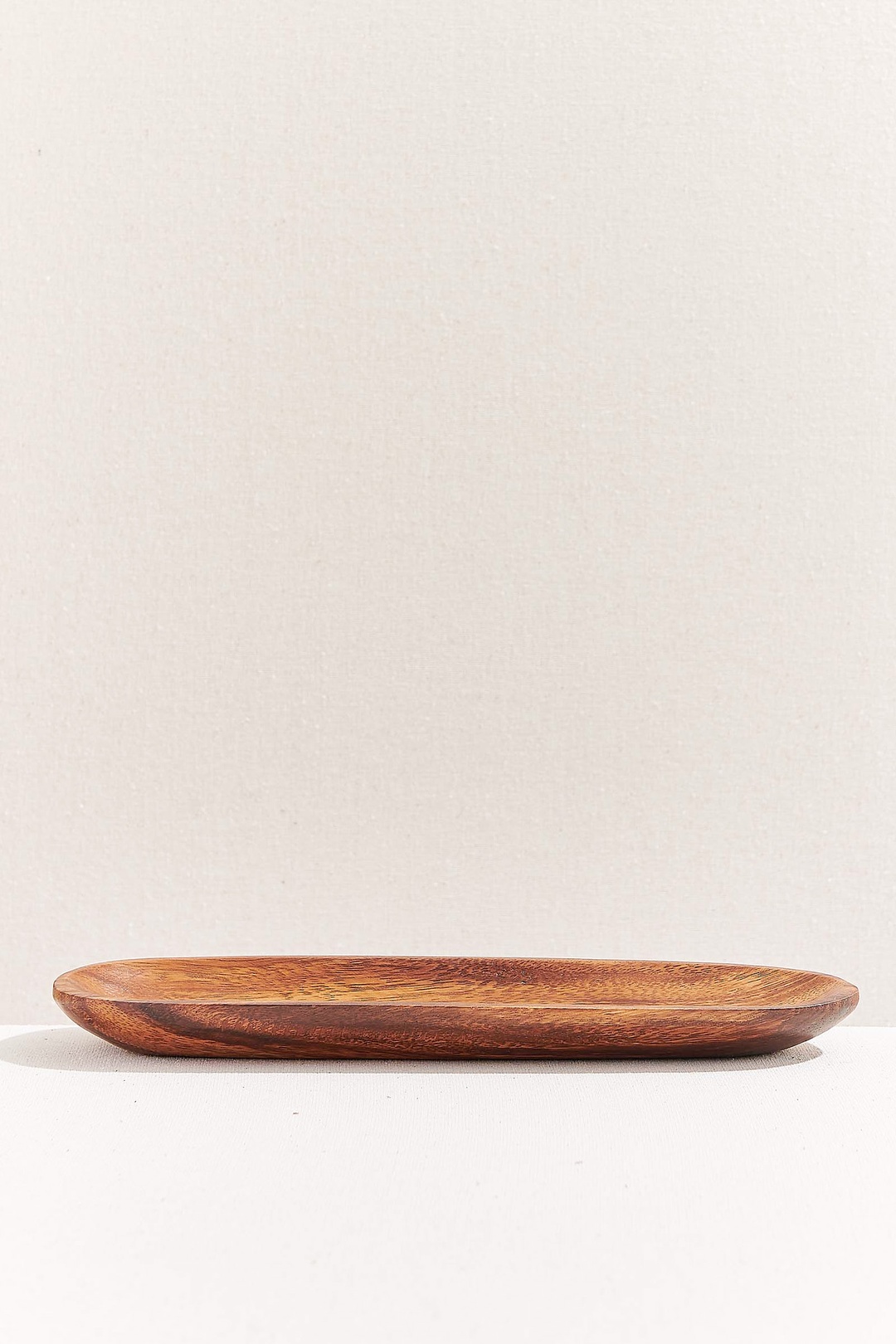 Ahşap Acacia Oval Servis Tabağı M