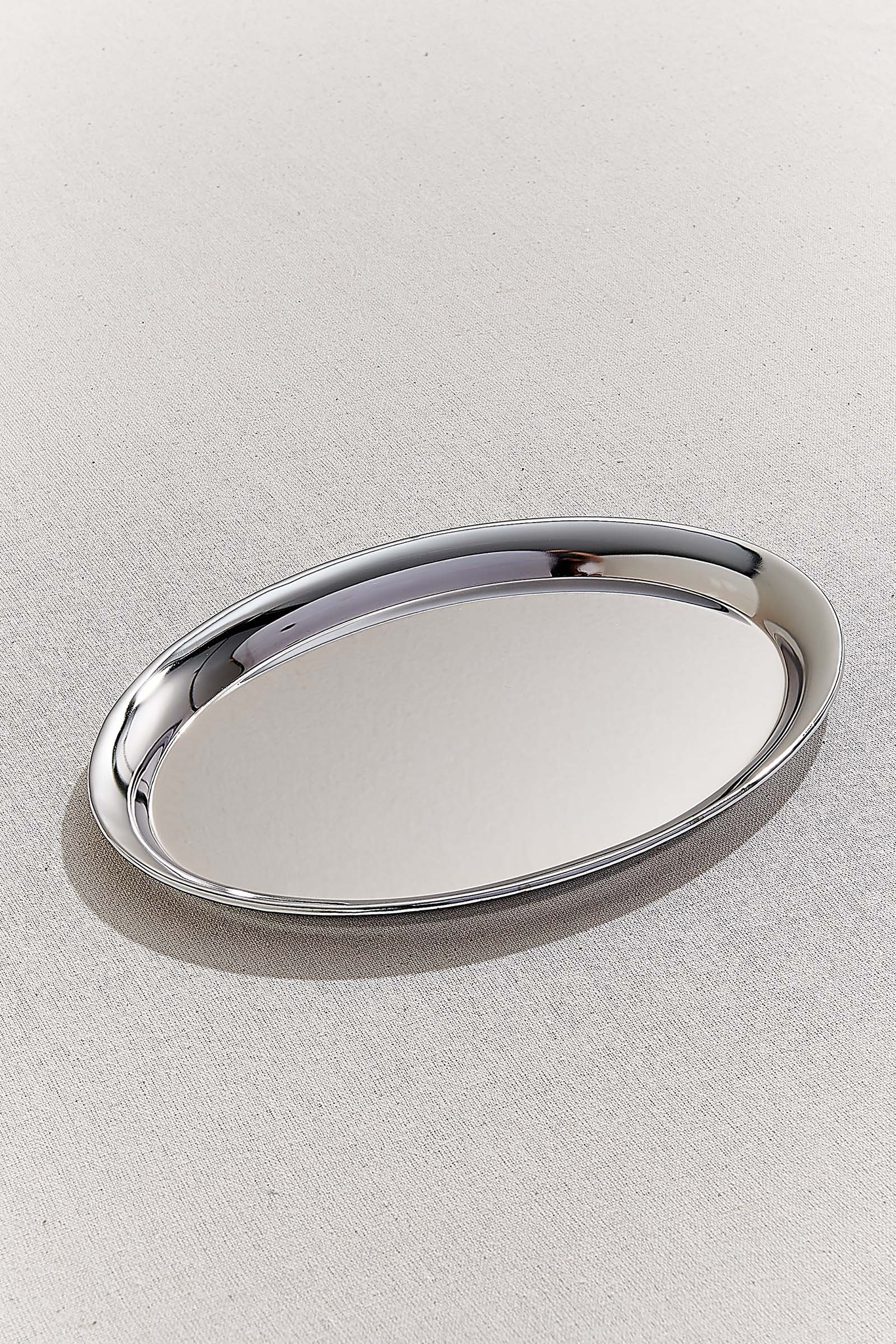 Metal Oval Tepsi 26 cm