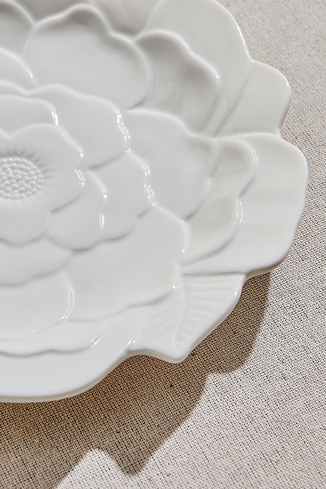 Gül Porselen Pasta Tabağı 21 cm