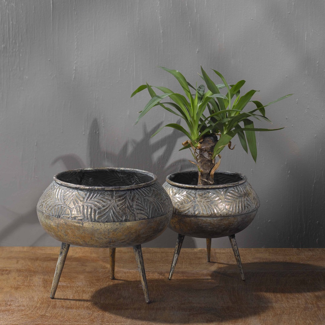 Yaprak Metal Saksı Haznesi M