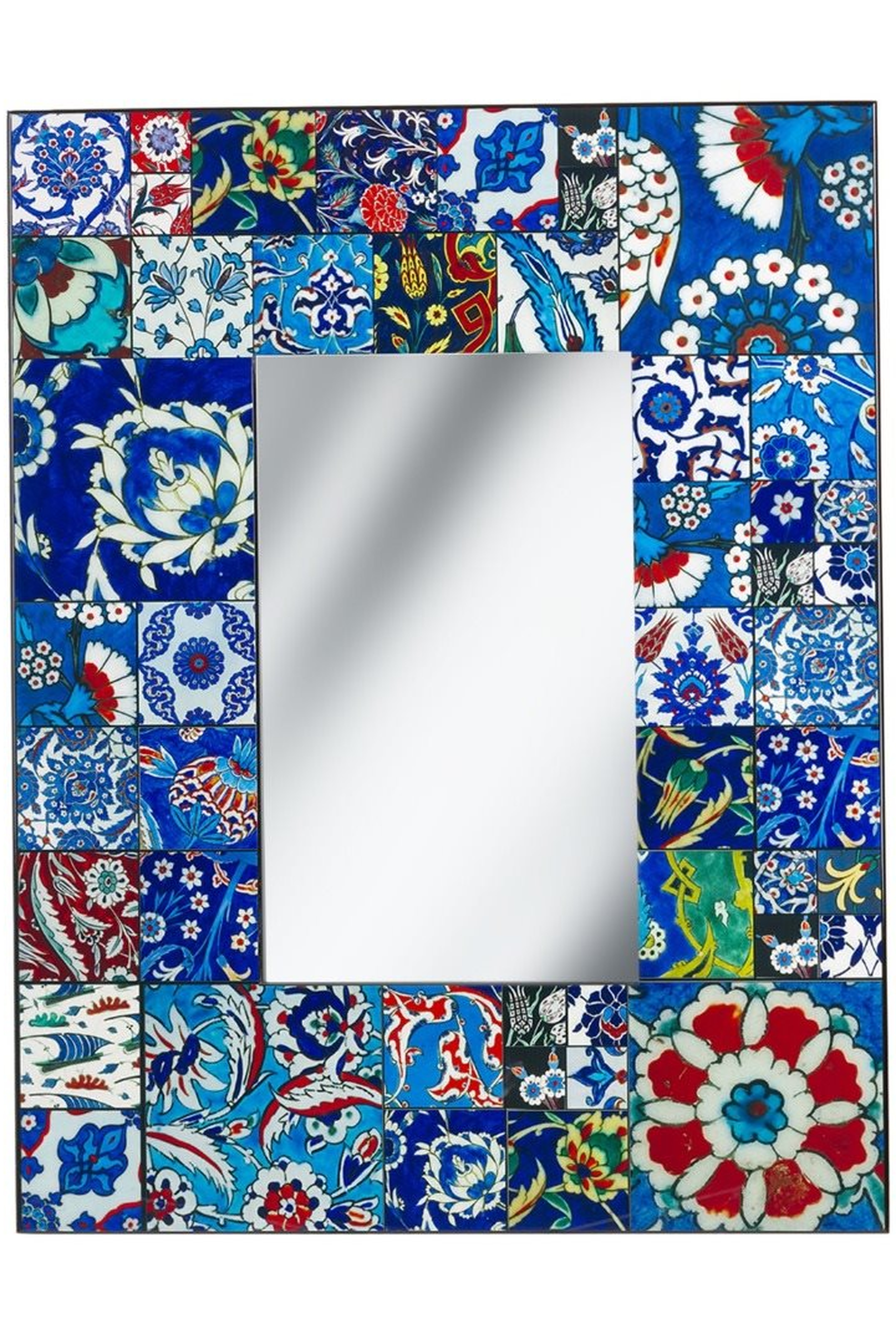 İznik Çini Karolu Ayna 77x60 Cm