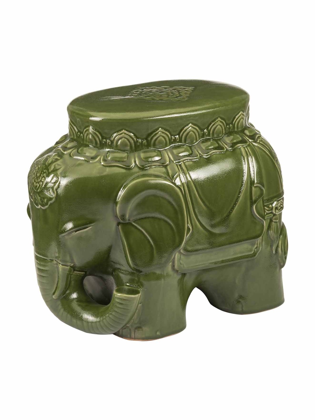 Elephant Seramik Tabure Yeşil