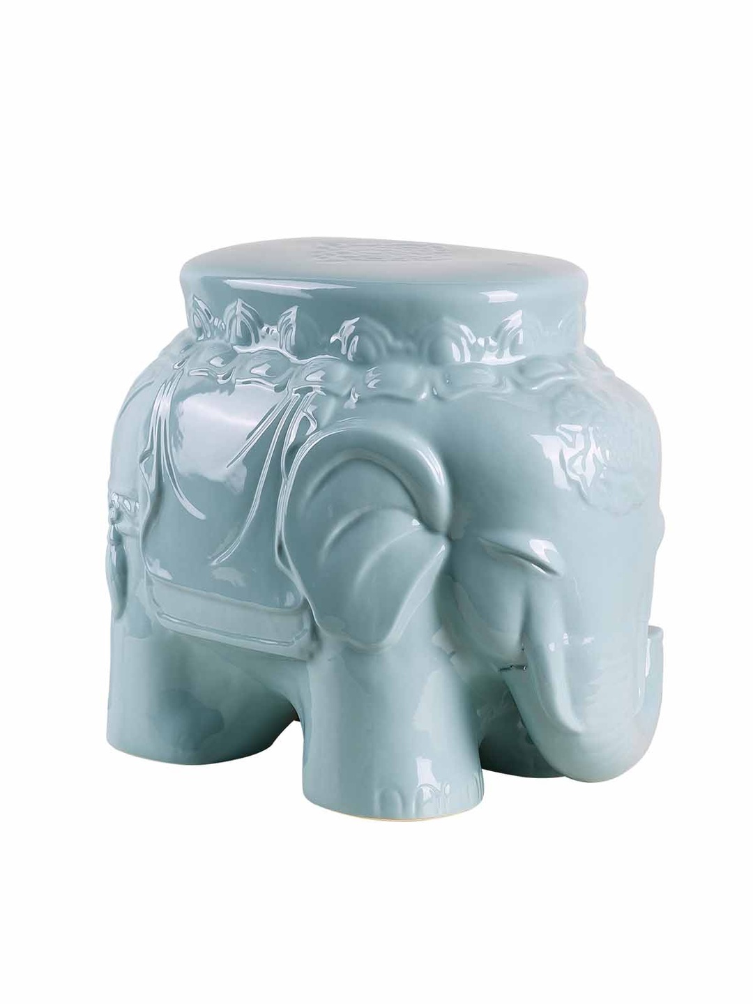 Elephant Seramik Tabure Turkuaz