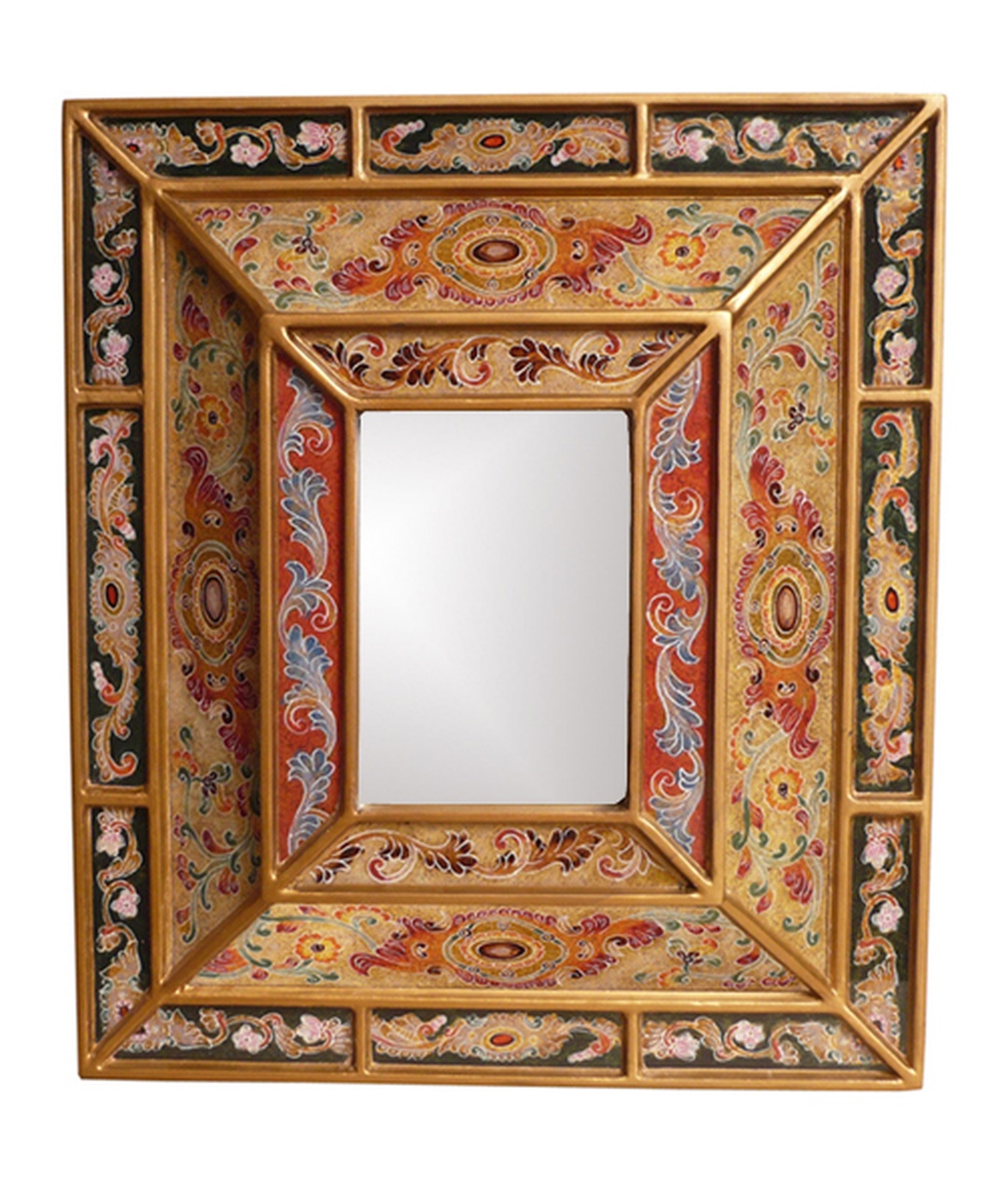 Mini Duvar Aynası 6 39x34x6 Cm
