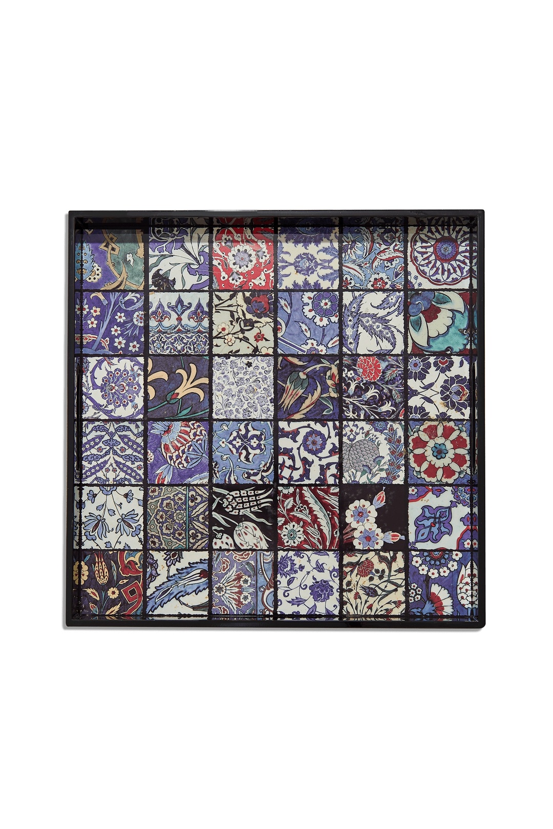 İznik Çini Karolu Tepsi 35x35 cm