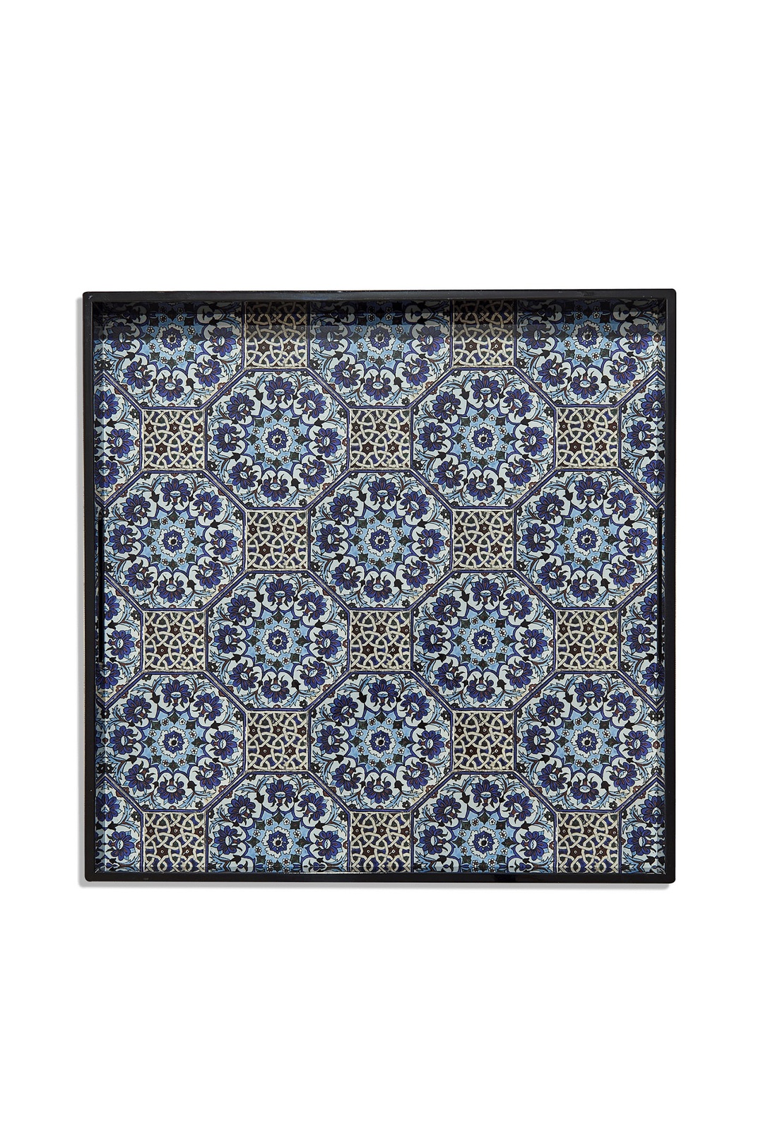 Kütahya Çini Karolu Tepsi 35x35 cm