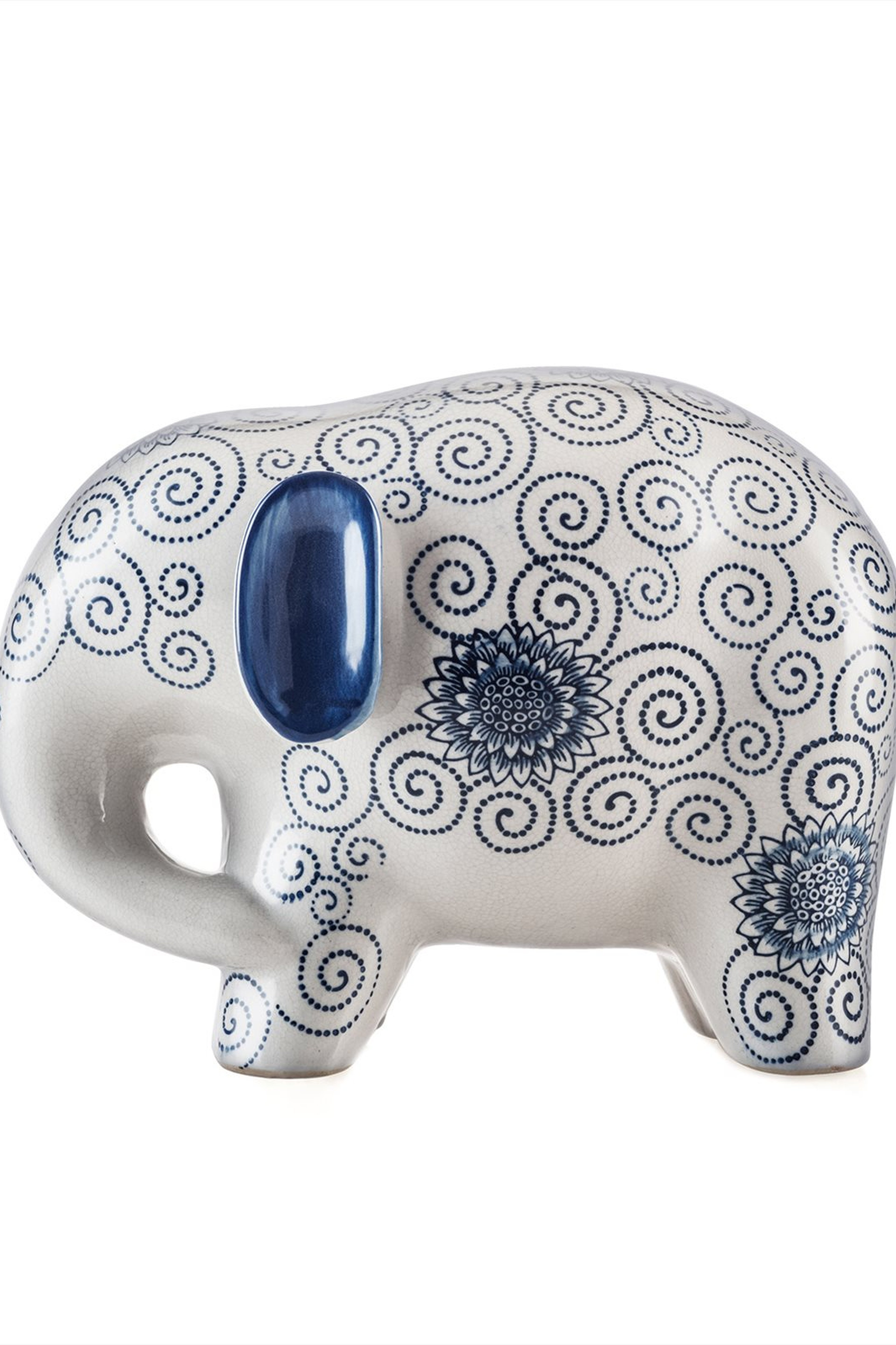 Elephant Porselen Dekoratif Obje L