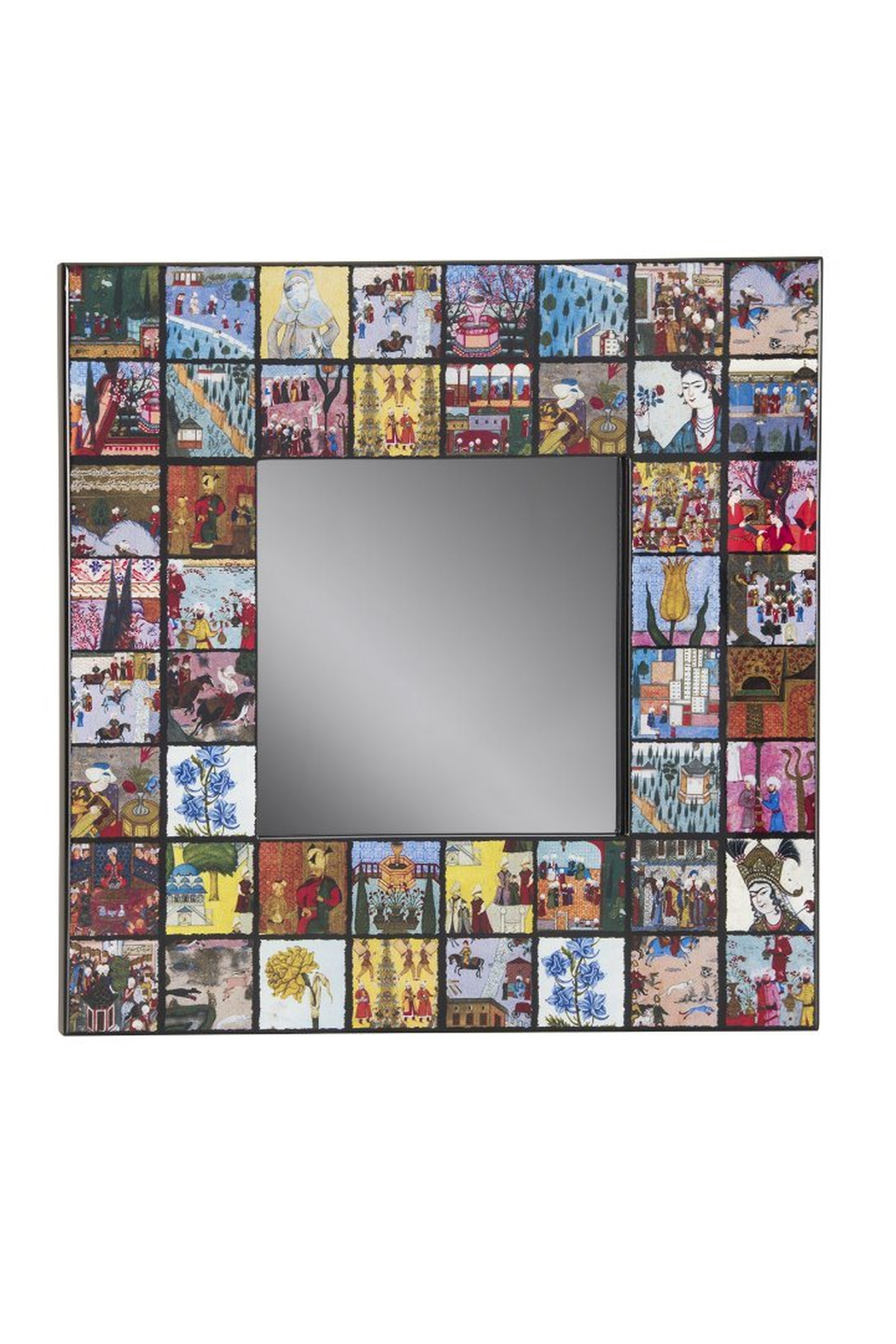 Minyatur Tiled Mirror 30x30 Cm