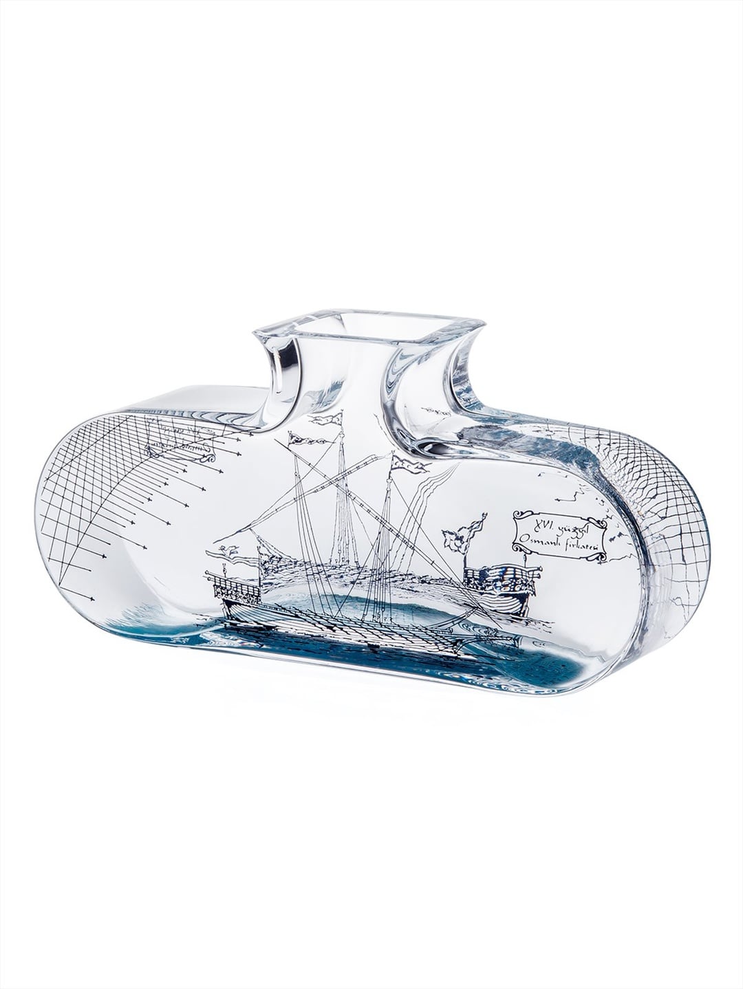 Paşabahçe(パシャバチェ) 花瓶 オスマン帝国 フリゲート艦 Ottoman Frigate Vase Price - Paşabahçe