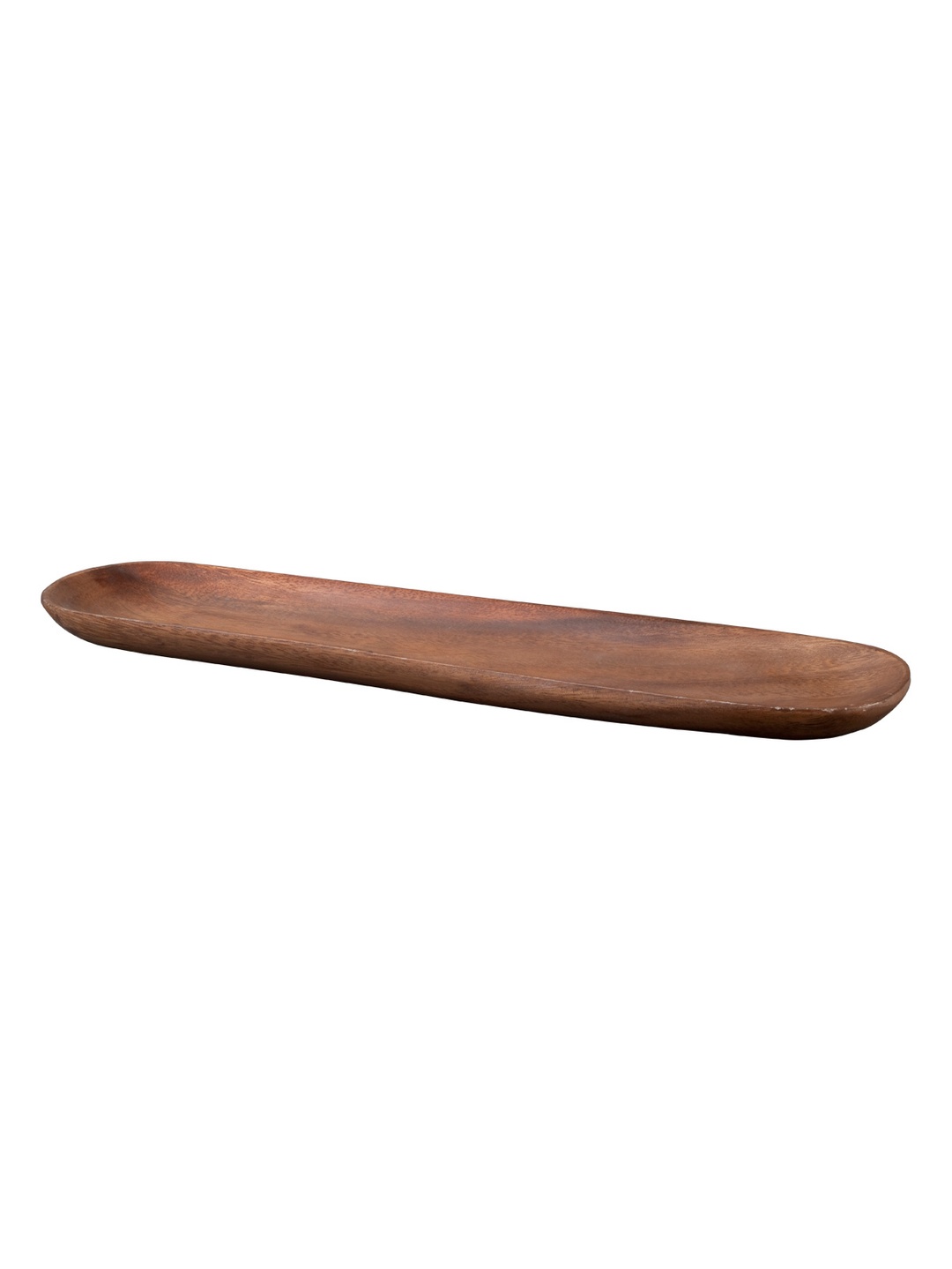 Ahşap Acacia Oval Servis Tabağı L